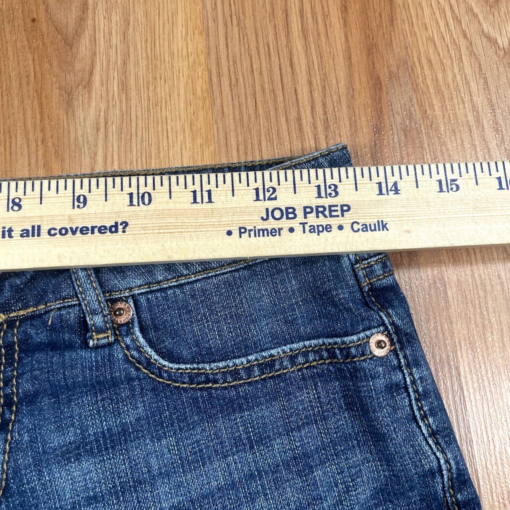 Aeropostale Aeropostale Shorts Denim Jeans Womens 0 Blue Flat Front Stretch Pockets Midi Size 25" / US 0 / IT 36 - 4 Thumbnail