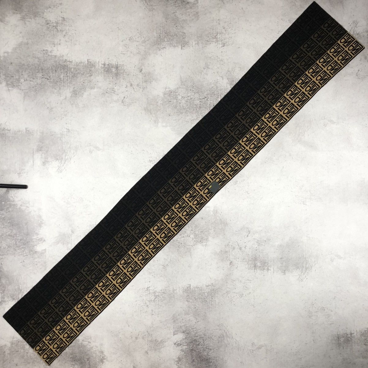 Fendi Fendi Monogram Wool Italy Scarf Size ONE SIZE - 14 Thumbnail