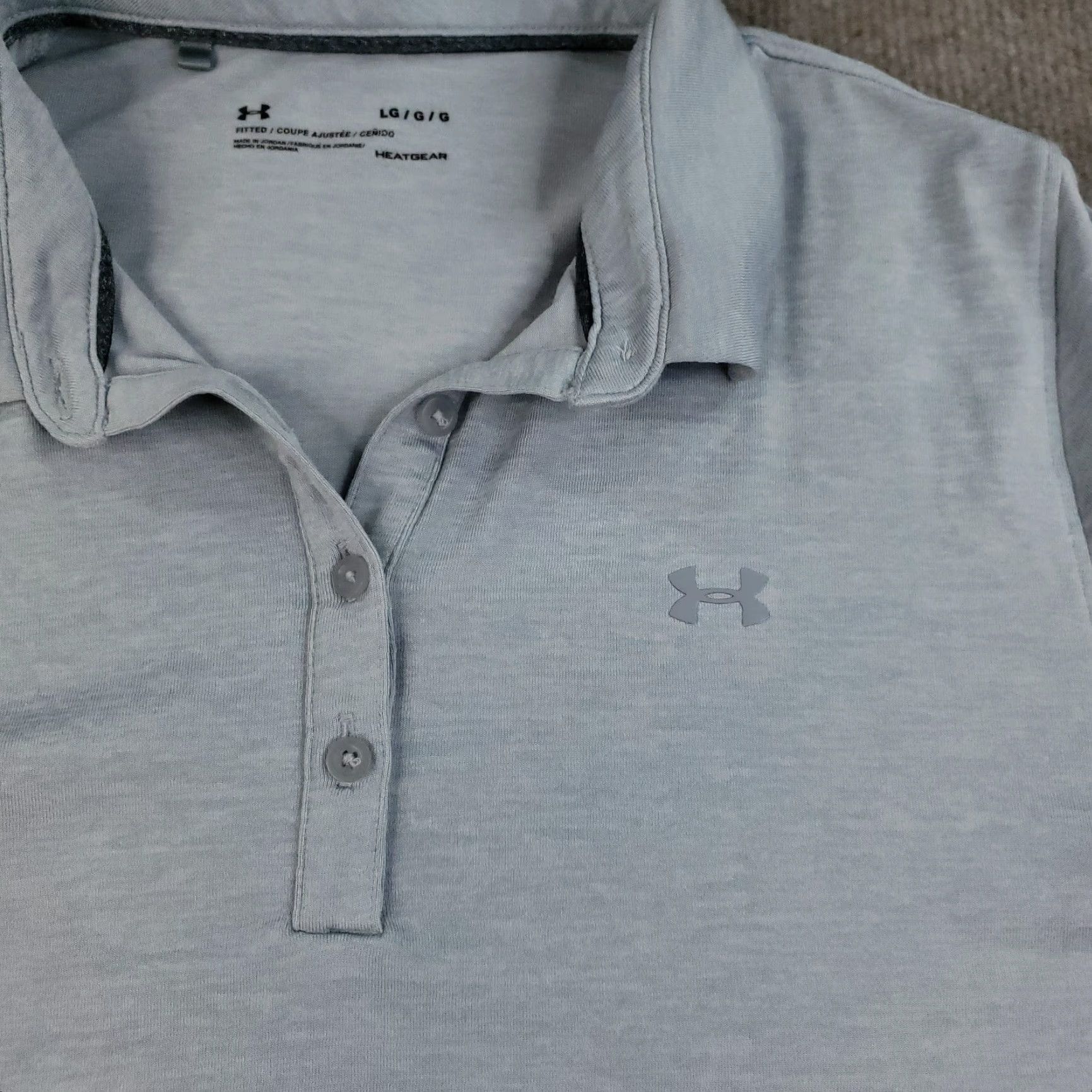 Under Armour Under Armour Polo Shirt Women L Gray Polo Shirt Women L Gray Casual All Seasons Stretch Breathable 2000s Sportswear Mens? Size L / US 10 / IT 46 - 6 Thumbnail
