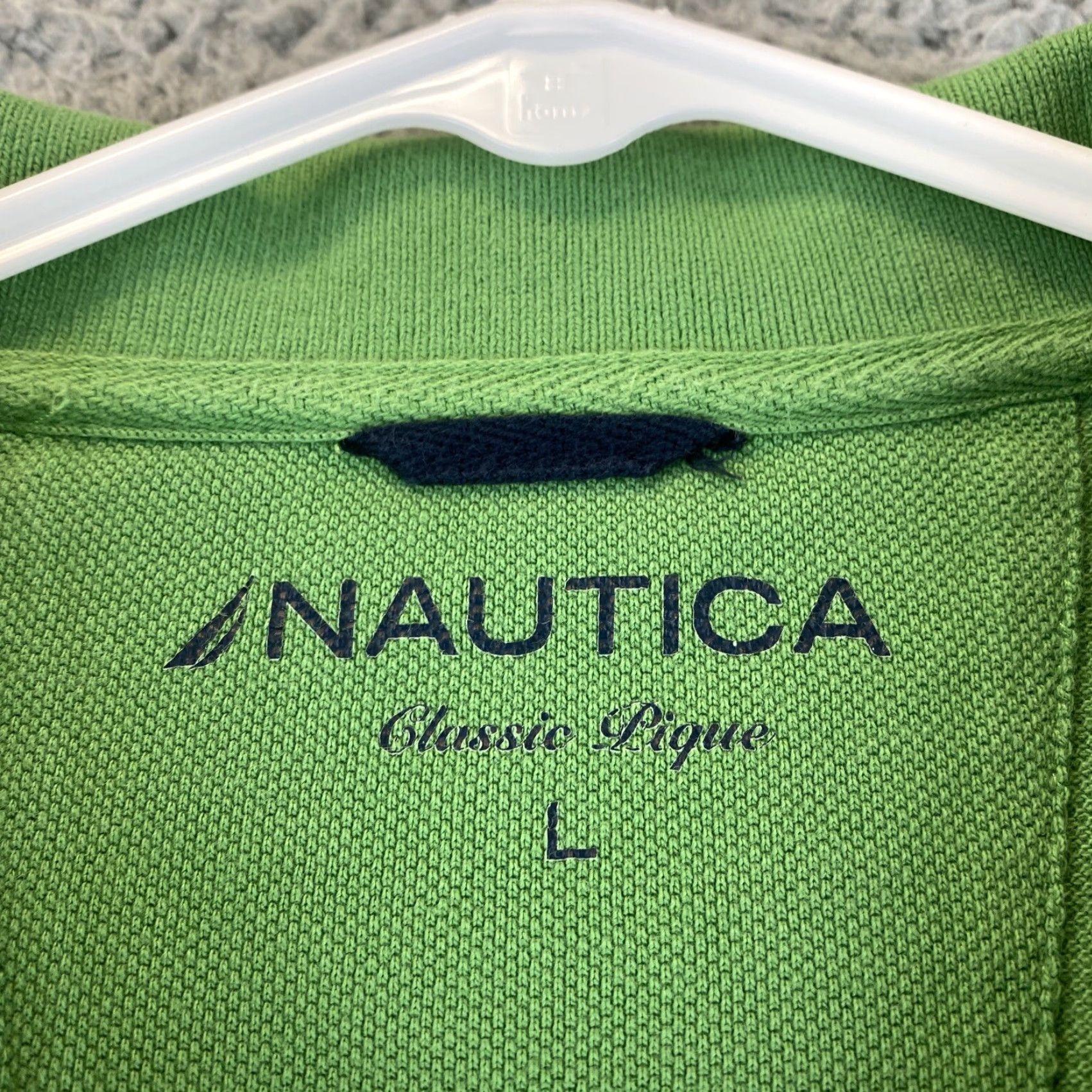 Tommy Hilfiger Nautica POLO SHIRT Men Classic Size L Green Polo Rugby Slimming 65-34 Size US L / EU 52-54 / 3 - 3 Thumbnail