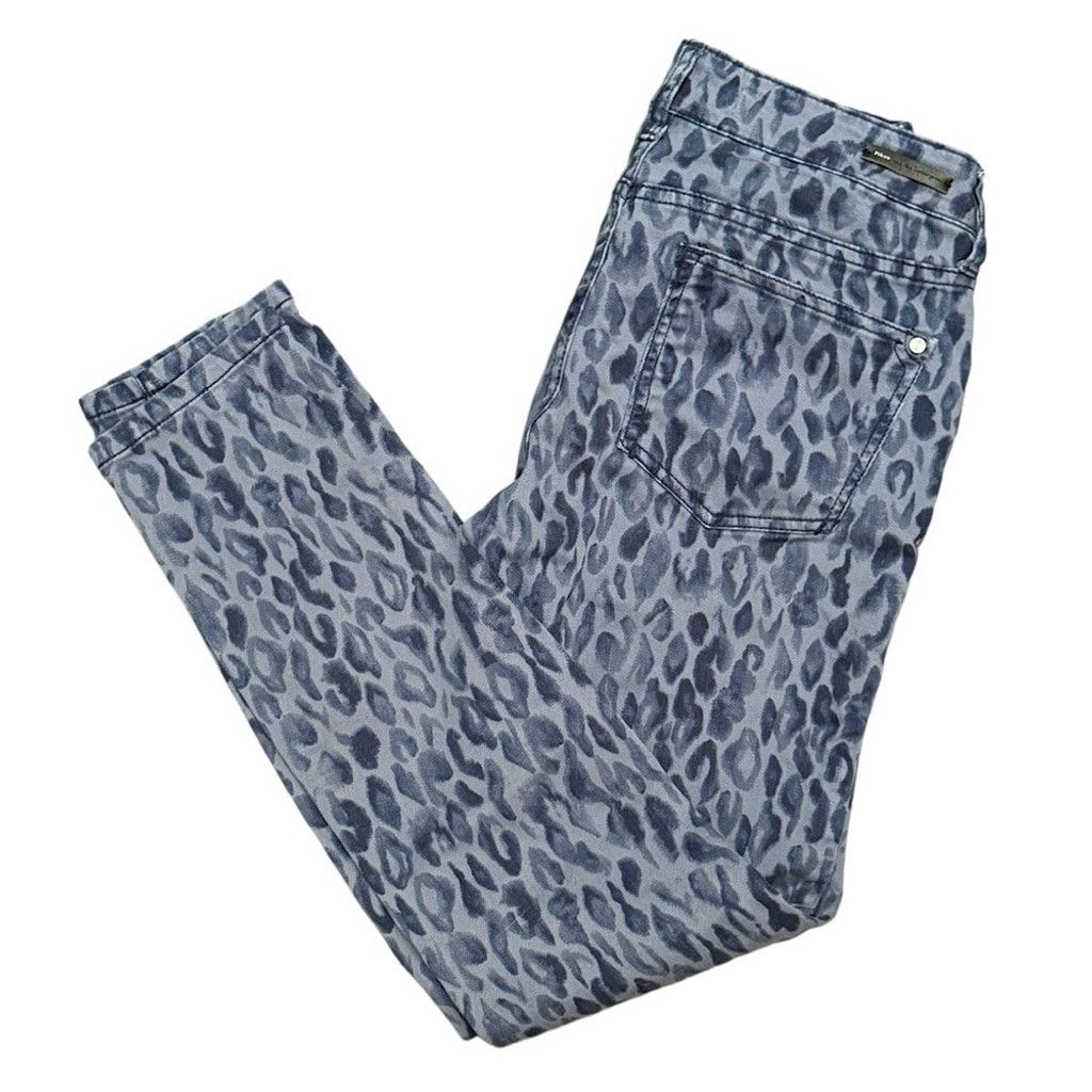 Anthropologie Anthropologie Pilcro Jeans Skinny Leopard Classic SZ 26 Blue Size 26" / US 2 / IT 38 - 5 Thumbnail