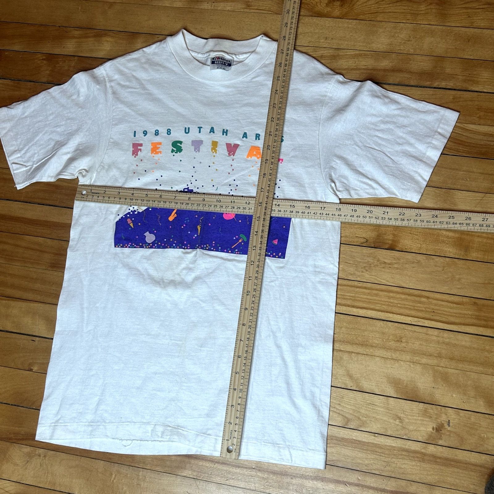 Hanes Vintage 1988 Utah Arts Festival T-Shirt Medium Size US M / EU 48-50 / 2 - 4 Thumbnail