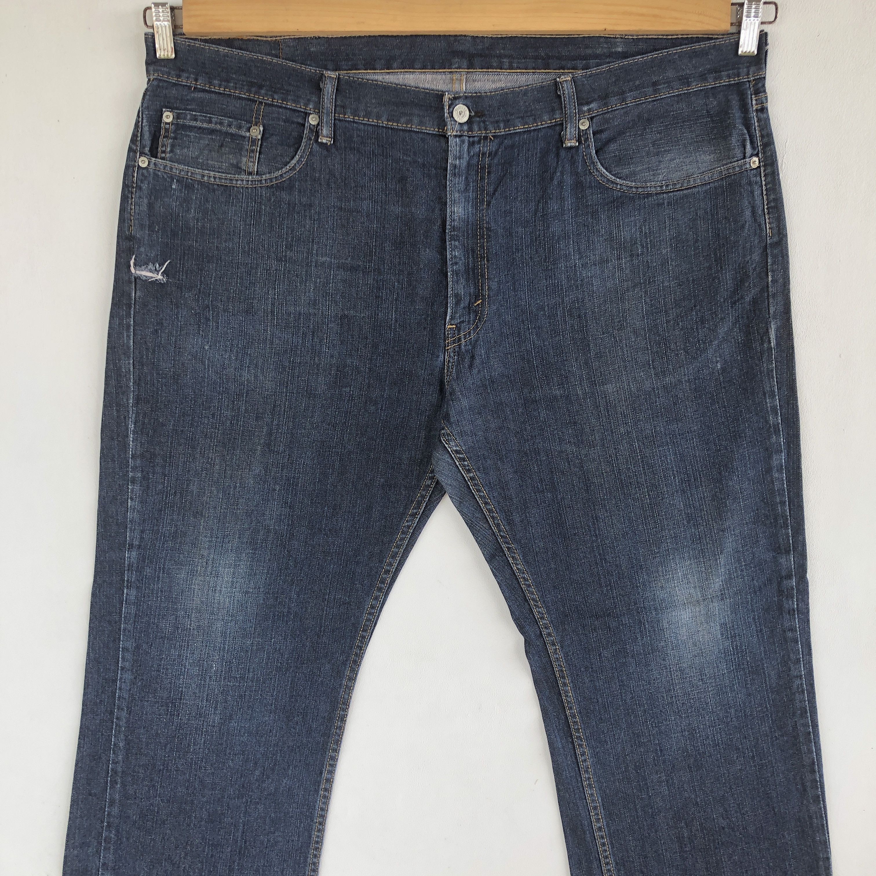 Levi's Crazy Y2K Baggy Levi's 559 Jeans Dark Blue Levis Cyber Denim Size US 42 / EU 58 - 3 Thumbnail