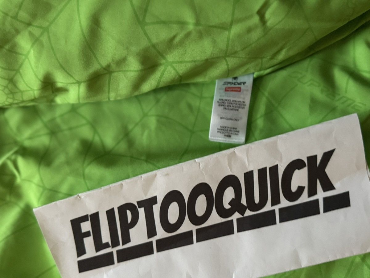Spyder × Supreme Spyder Zip Up Sweater Green XL Size US XL / EU 56 / 4 - 7 Thumbnail