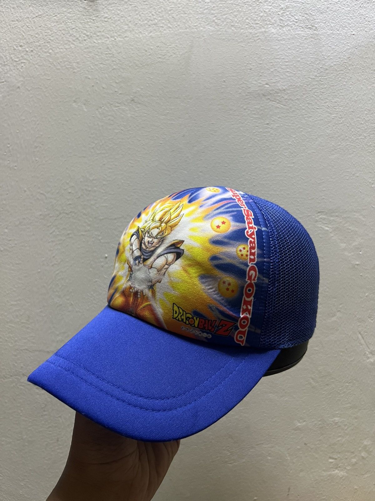 Japanese Brand Dragon Ball Z Super Saiyan Trucker Hat Size ONE SIZE - 2 Thumbnail