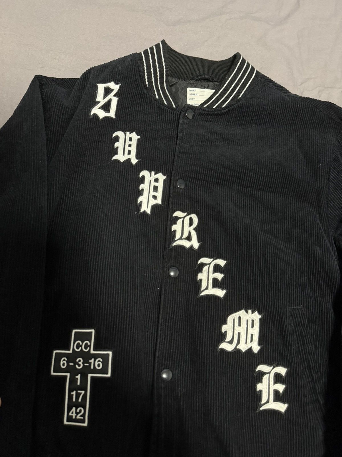 Supreme Supreme old English corduroy jacket Size US M / EU 48-50 / 2 - 2 Thumbnail