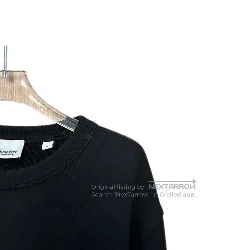 Burberry Burberry Black Cotton Women's Sweatshirt. Size M / US 6-8 / IT 42-44 - 4 Thumbnail