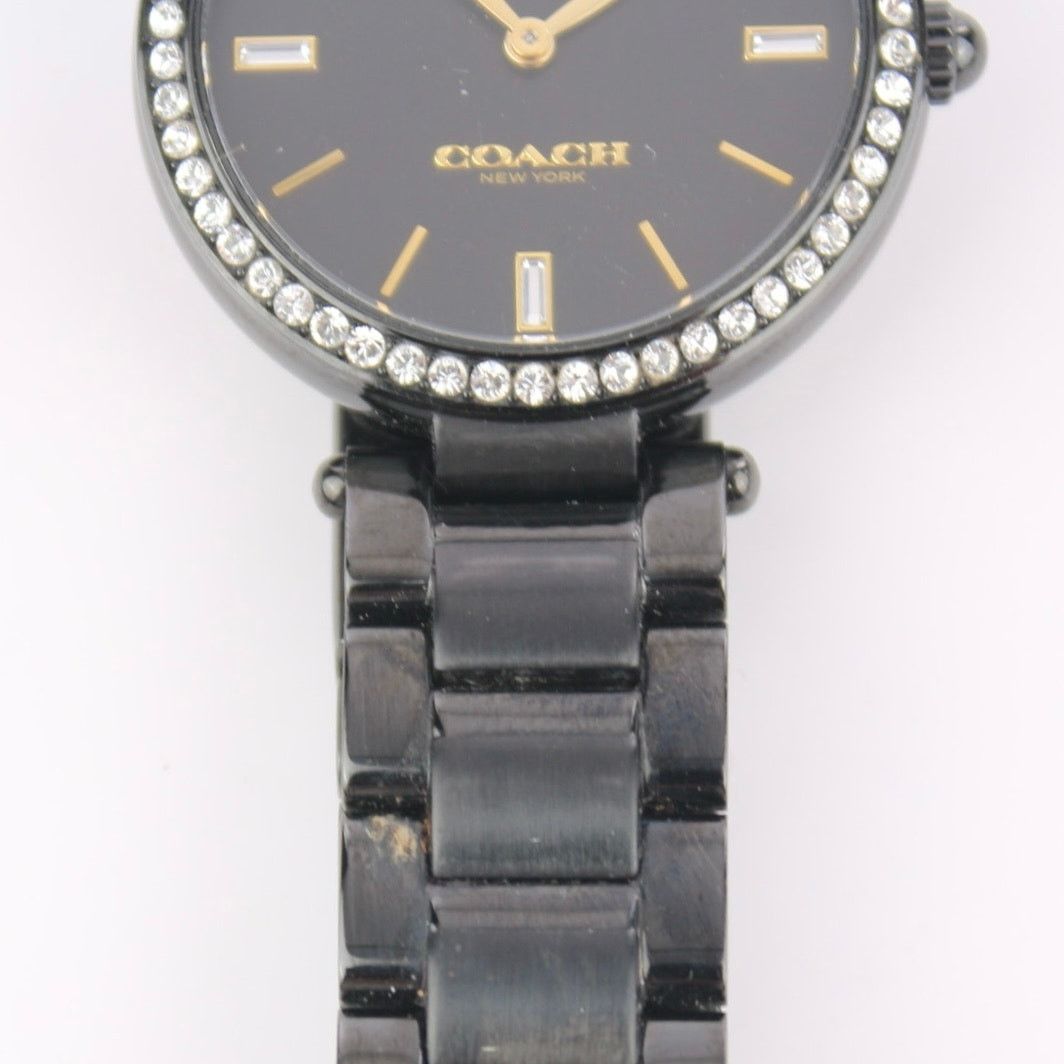 Coach Coach Park Crystal Accent Black Dial Watch Size ONE SIZE - 6 Thumbnail