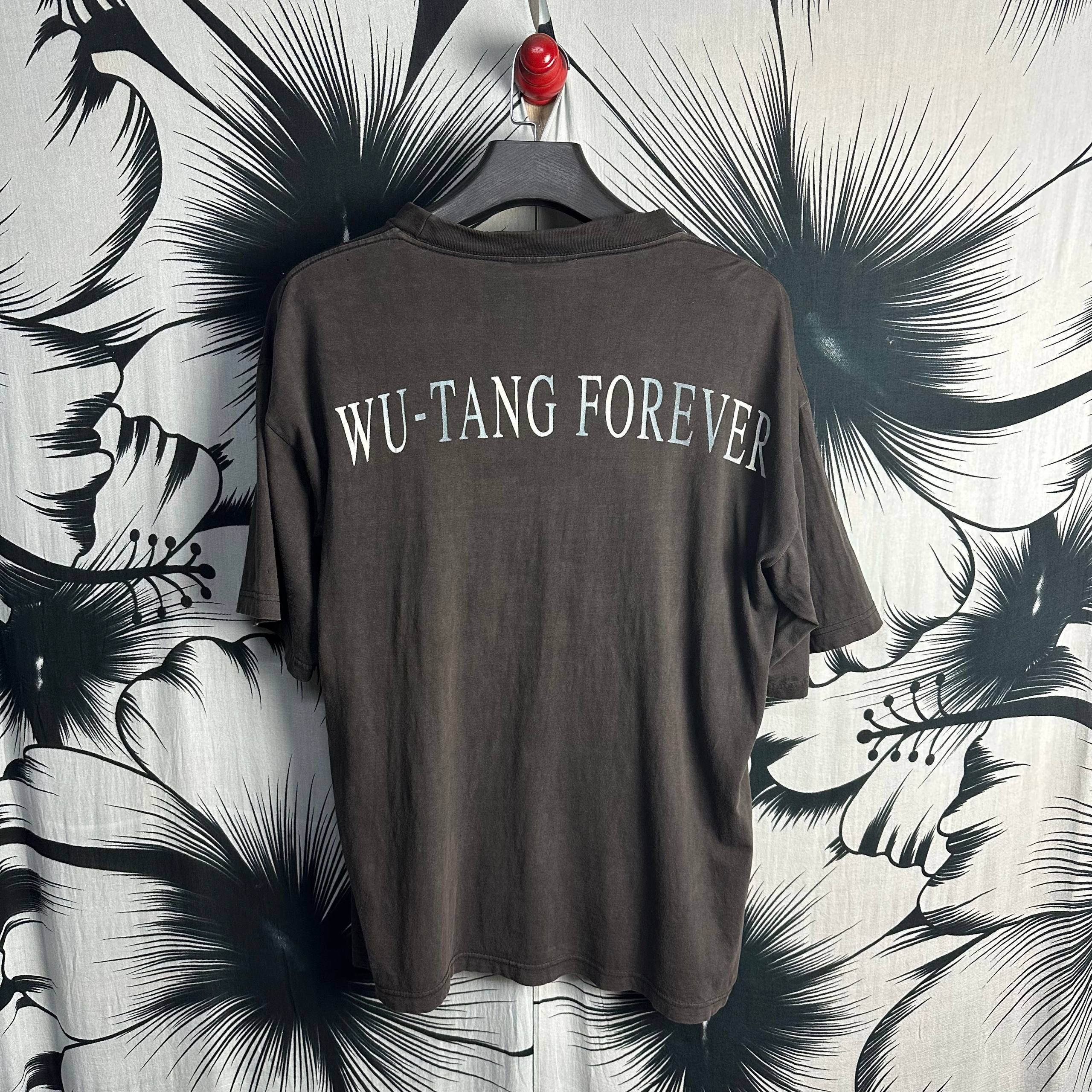 Vintage Rare Vintage Wutang Forever Redwood Tag Rap Tee T-Shirt Size US XL / EU 56 / 4 - 18 Thumbnail