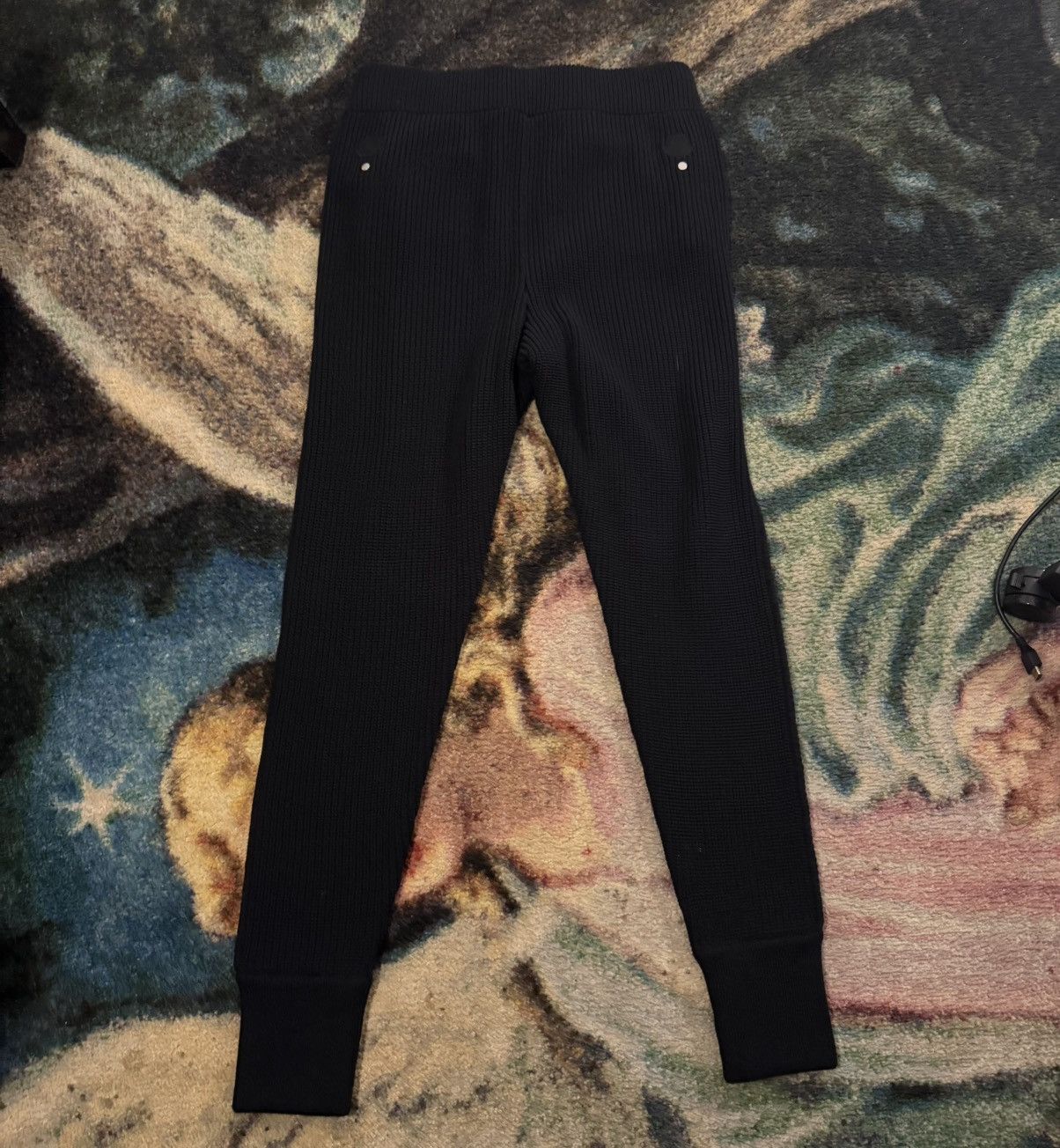1017 ALYX 9SM × Moncler Moncler Genius 6 × 1017 ALYX 9SM Black KnitLounge Pant Size US 34 / EU 50 - 3 Thumbnail
