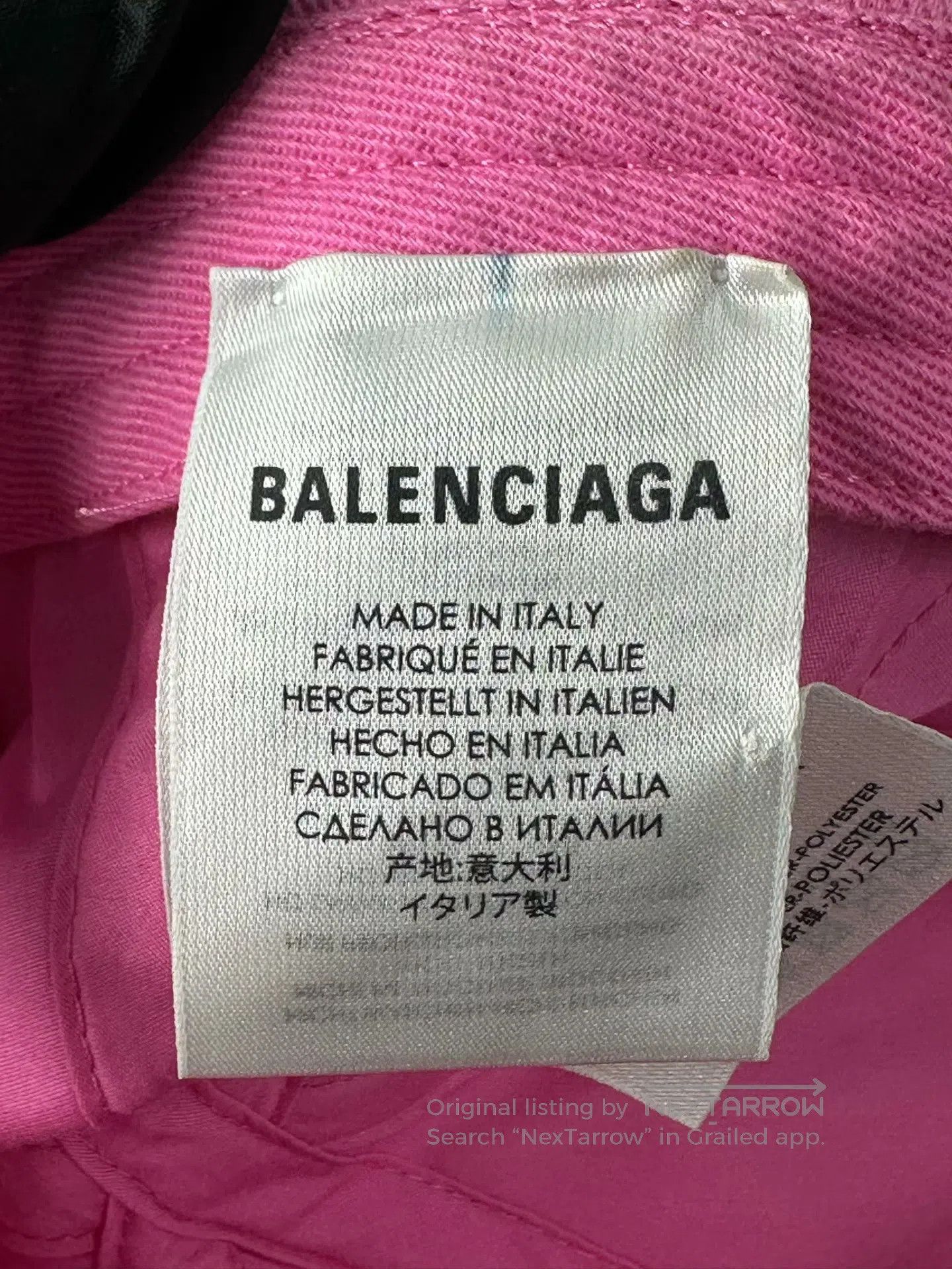 Balenciaga Balenciaga size L Pink Embroidered Letter Logo Baseball Ca Size ONE SIZE - 5 Thumbnail