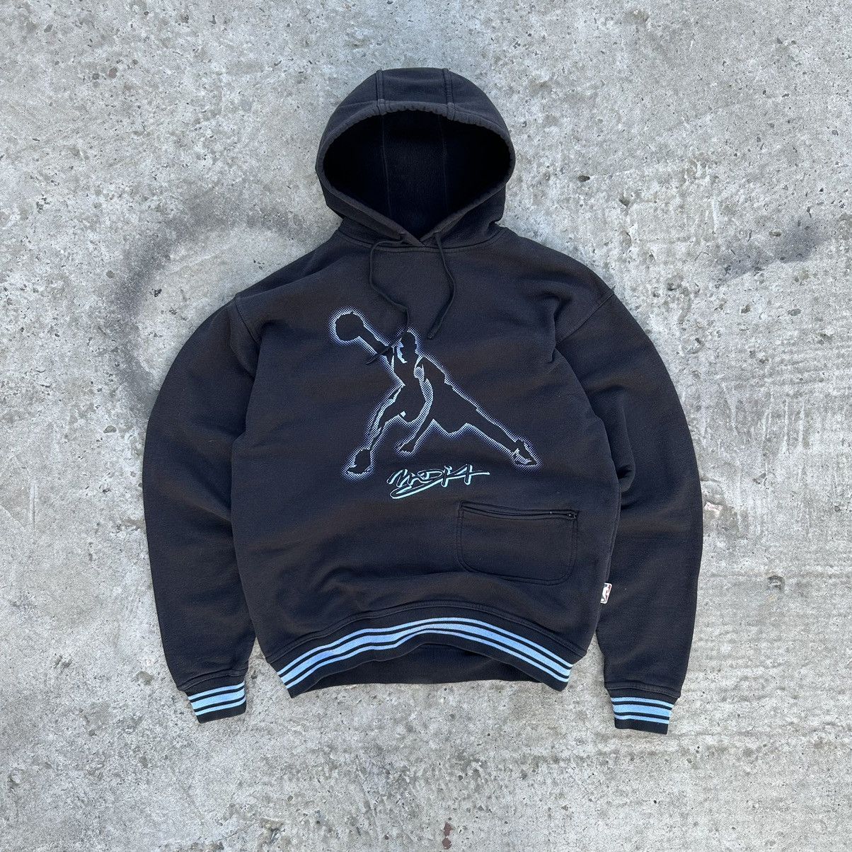 NBA × Vintage Vintage NBA MDIA Hoodie Big Logo Style USA Basketball Y2K Size US S / EU 44-46 / 1 - 1 Thumbnail
