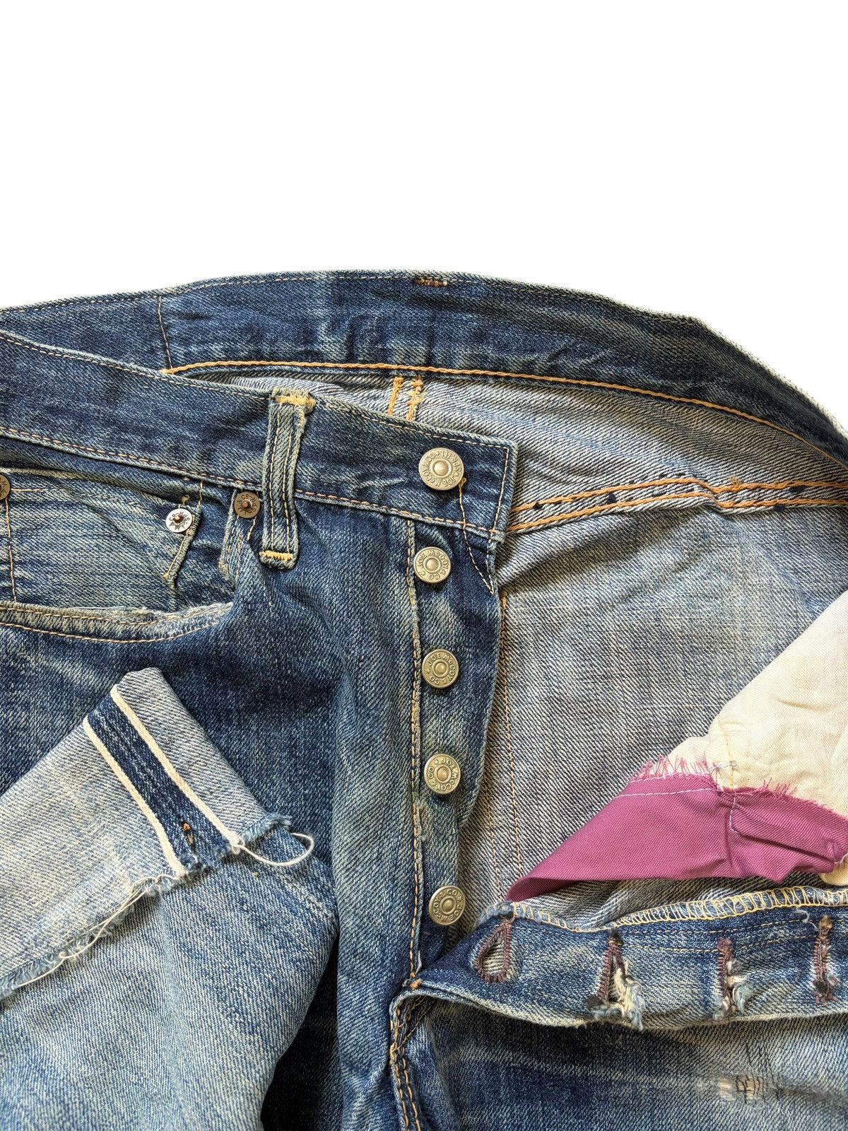 The Real McCoy's Vintage Joe Mc Coys Selvedge Jeans Size US 28 / EU 44 - 5 Thumbnail