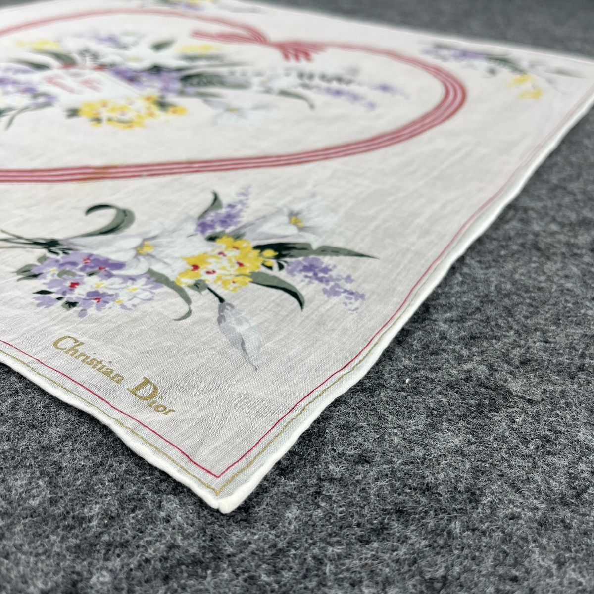 Vintage Christian Dior Handkerchief / Bandana / Neckerchief B138 Size ONE SIZE - 6 Thumbnail