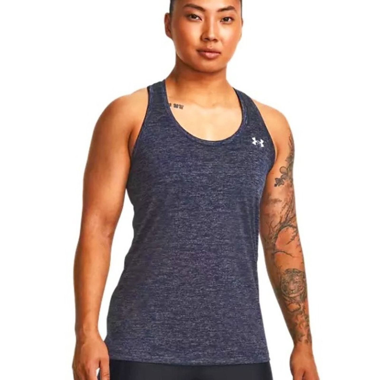 Under Armour Under Armour Loose Fit Racerback Tank Midnight Silver XL Size XL / US 12-14 / IT 48-50 - 2 Thumbnail