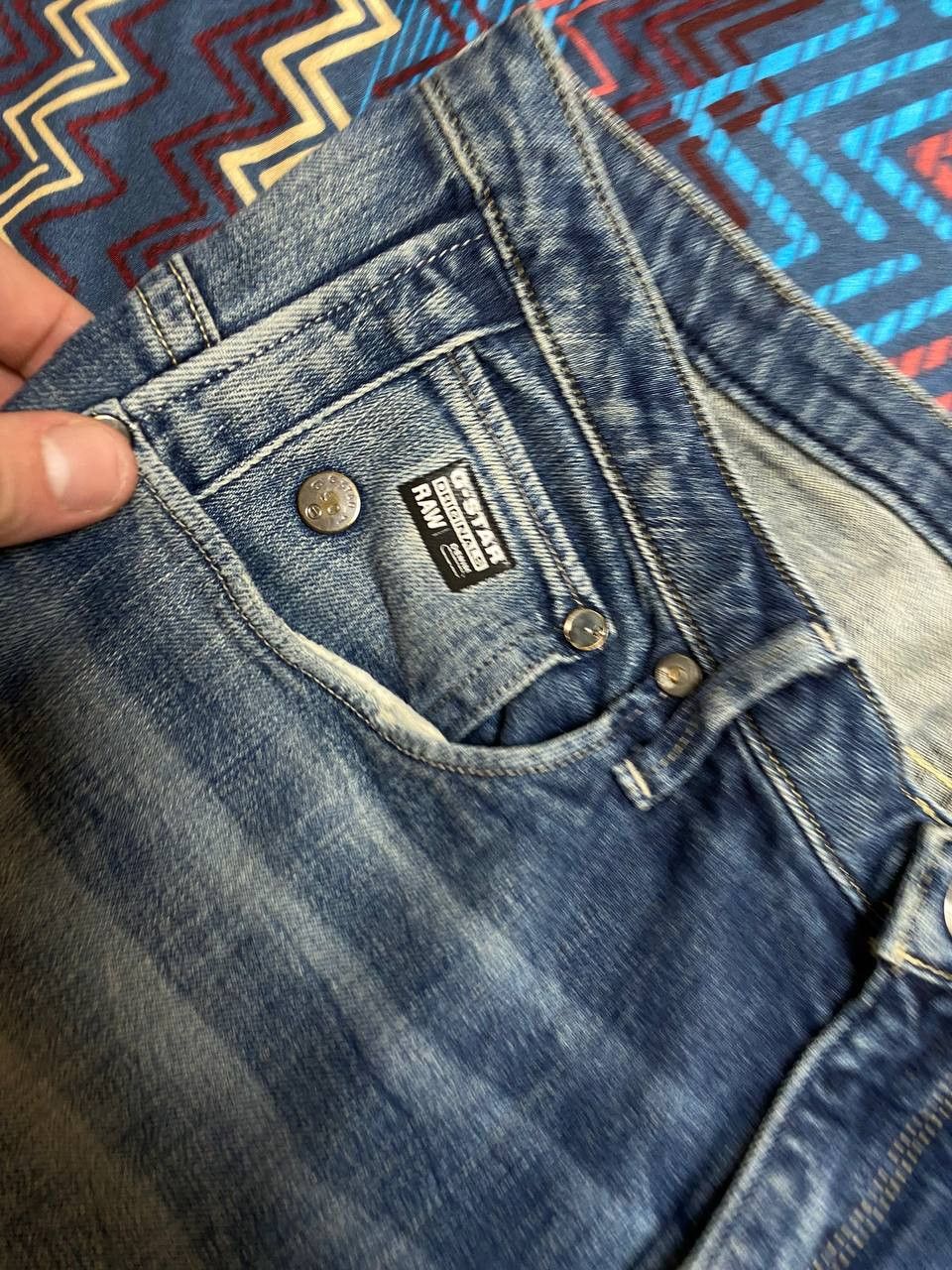 G-Star Vintage Y2K jeans denim pants stone washed Size US 30 / EU 46 - 2 Thumbnail
