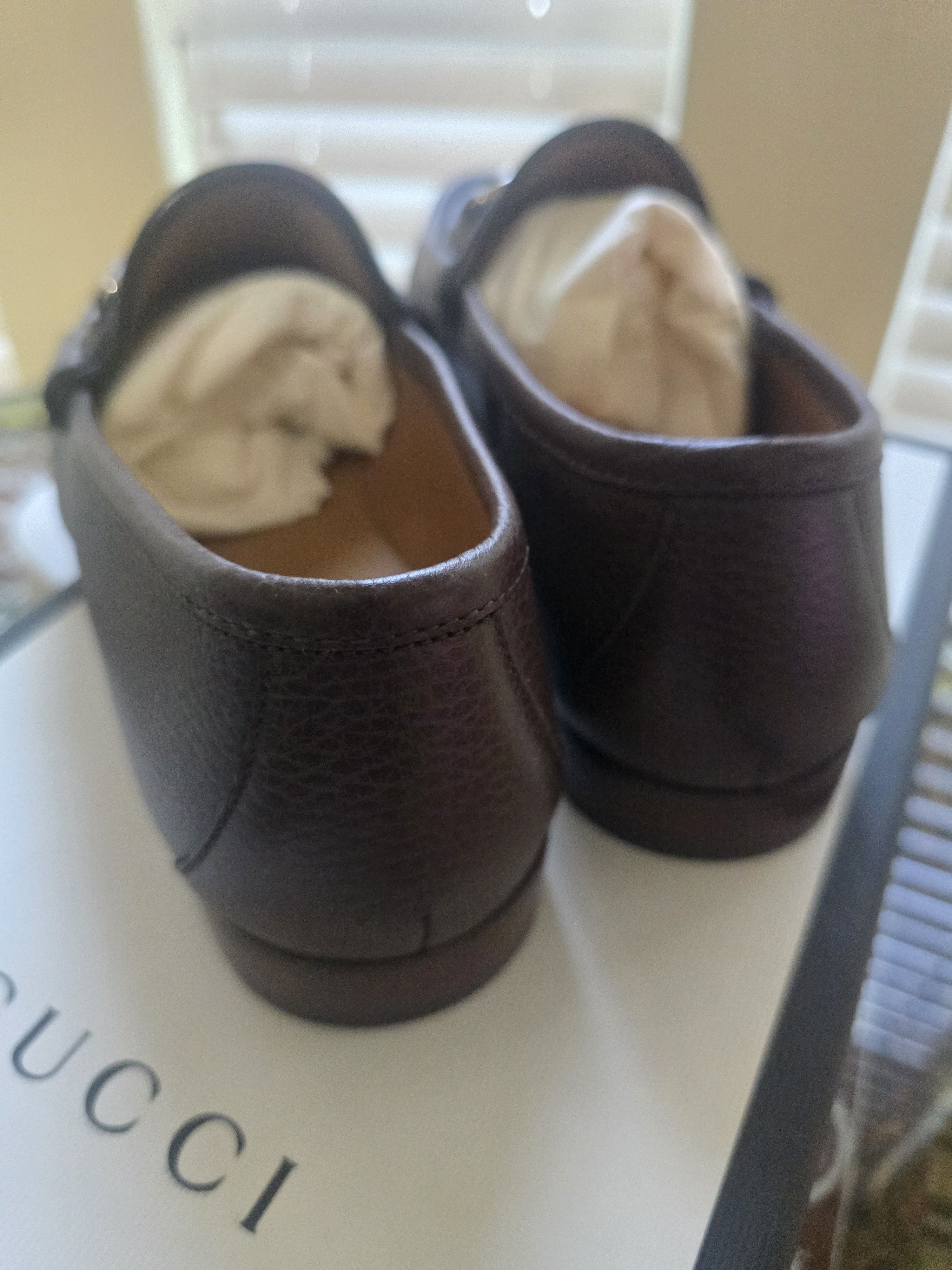 Gucci Gucci Brown Leather Horsebit Loafer Gucci Size 9.5/US10 NWT Size US 10 / EU 43 - 12 Thumbnail