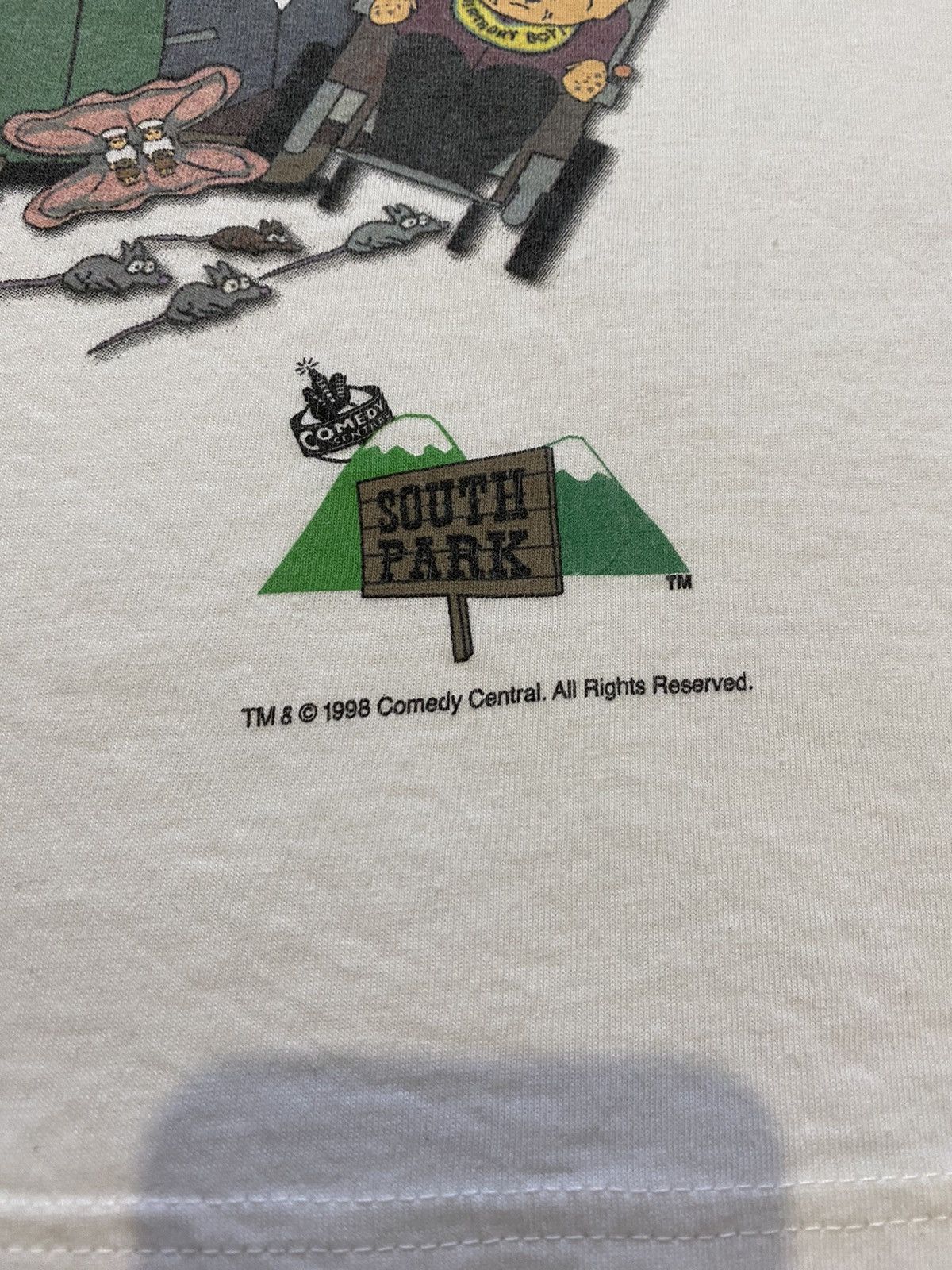 Vintage Vintage South Park Comedy Central Full Cast Promo M 1998 Size US M / EU 48-50 / 2 - 3 Thumbnail