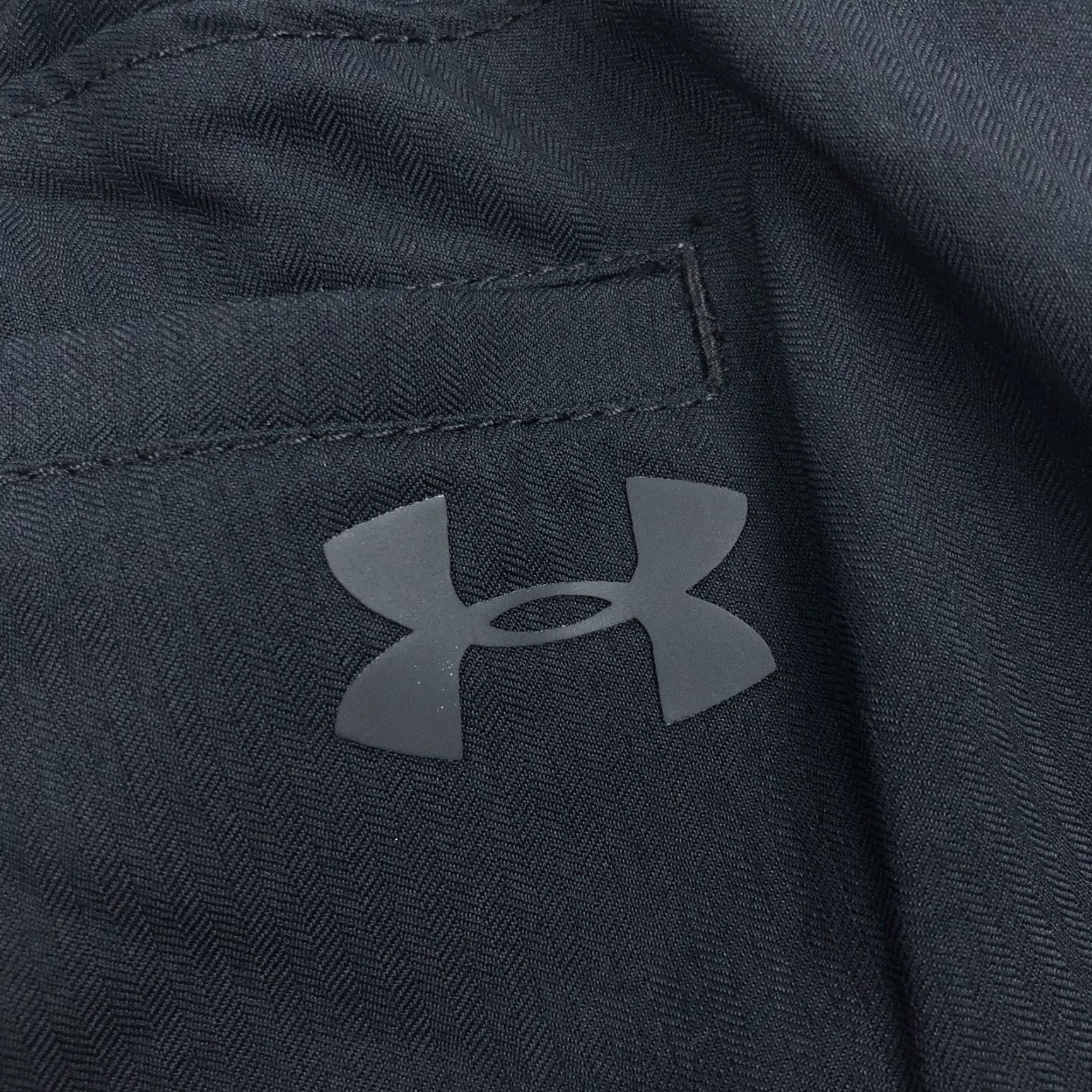 Under Armour Under Armour Mens Showdown Activewear Pants Black 34x30 Herringbone Stretch Golf Casual Athletic 2000s Mens Size US 34 / EU 50 - 3 Thumbnail