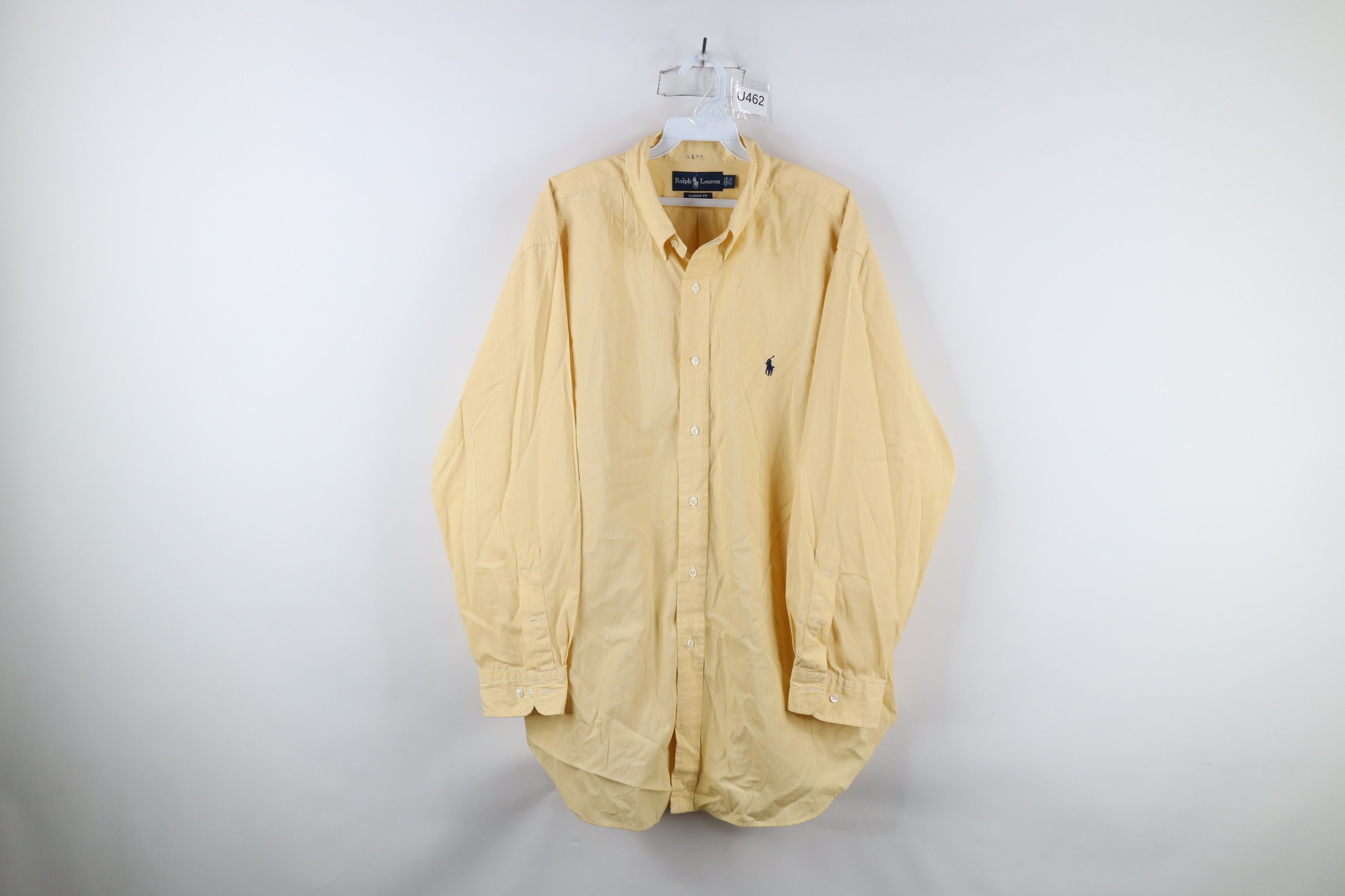 Polo Ralph Lauren Vintage 90s Ralph Lauren Fit Pinstriped Button Down Shirt Size US L / EU 52-54 / 3 - 1 Thumbnail