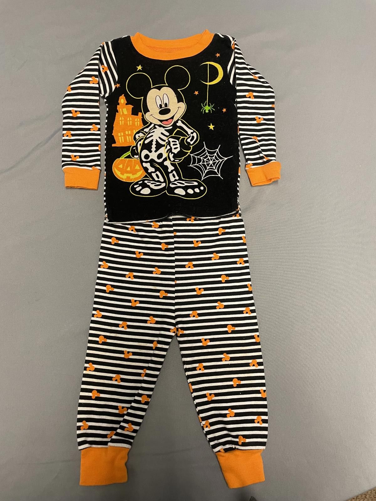 Disney Disney Mickey Mouse Halloween Pajama Set Kids - Size 12M Size ONE SIZE - 7 Thumbnail