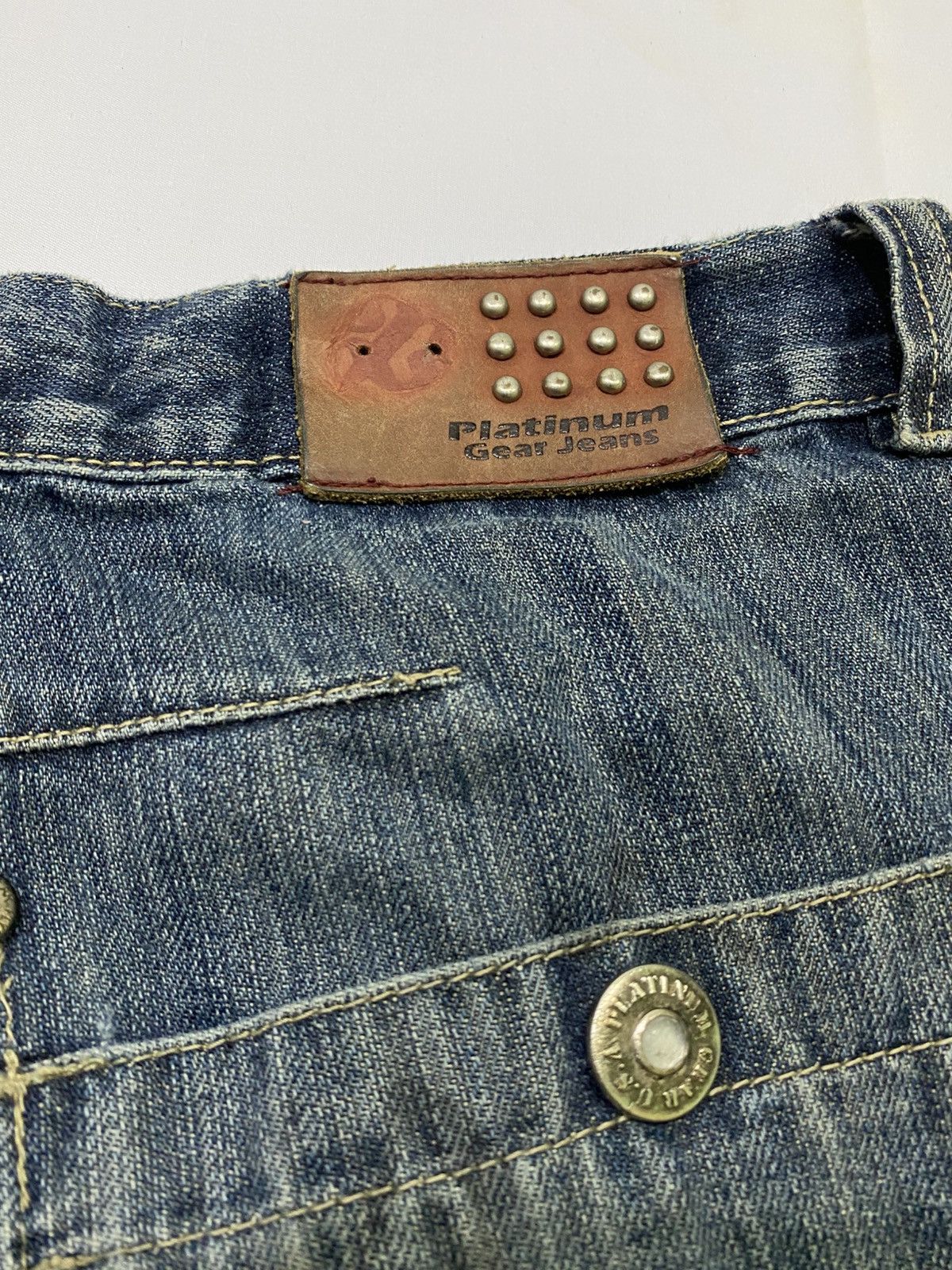 JNCO Japanese brand X Platinum gear baggy jeans Size US 31 - 24 Thumbnail