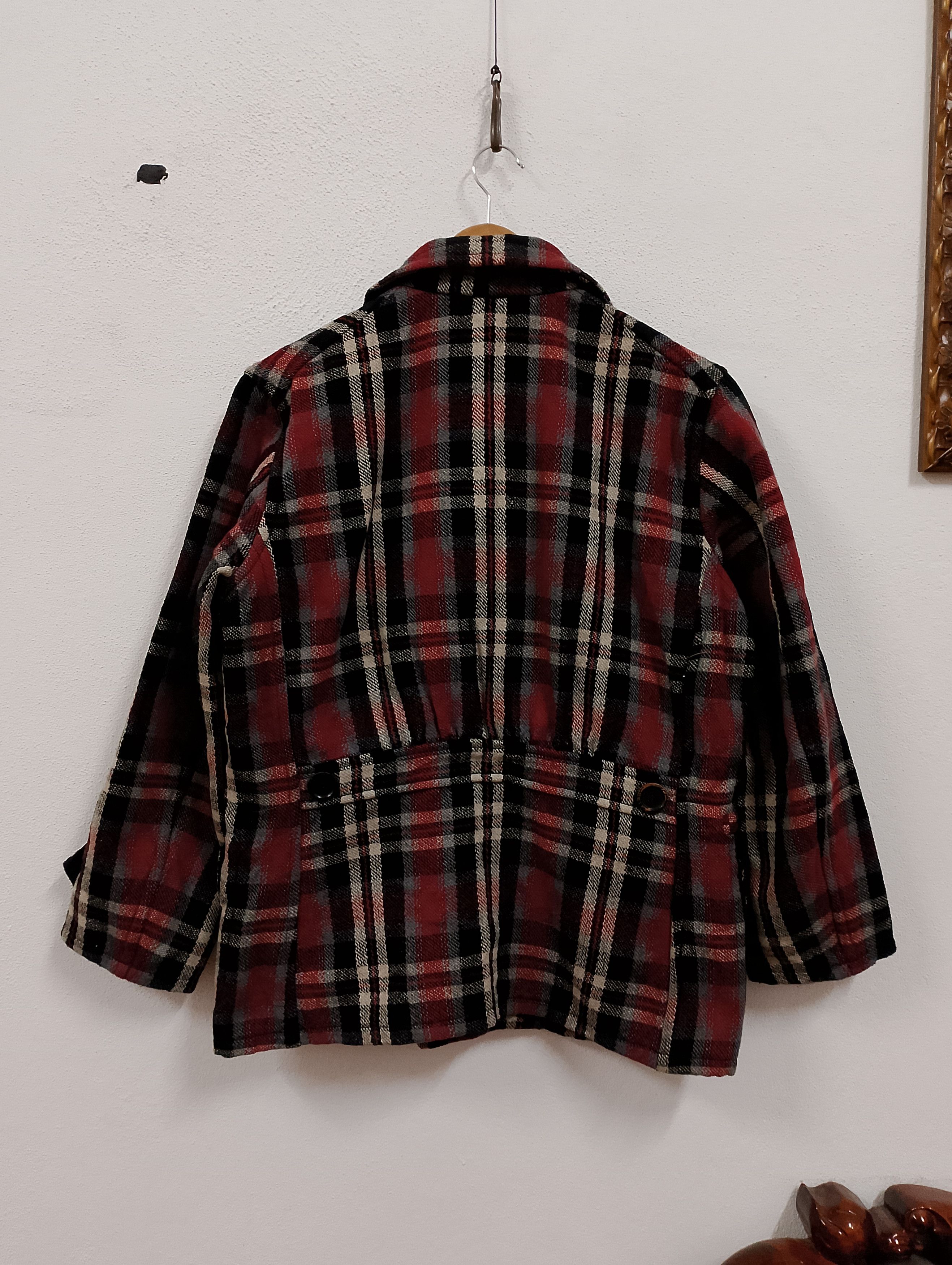 Warehouse Vintage 70s/80s Warehouse Plaid Coat Size US M / EU 48-50 / 2 - 2 Thumbnail