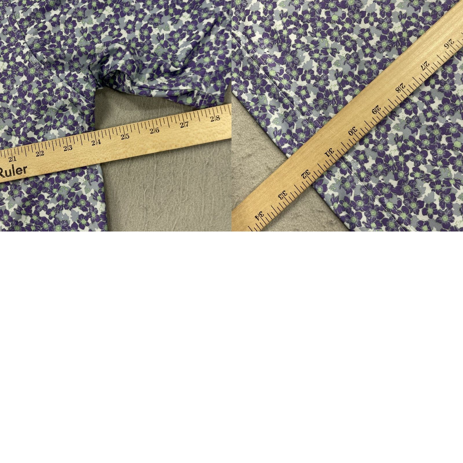 Footjoy FootJoy Polo Shirt Mens L Purple Floral Golf Shirt Valspar Championship Logo Breathable Stretch Short Sleeve Classic Polo Size US L / EU 52-54 / 3 - 8 Thumbnail