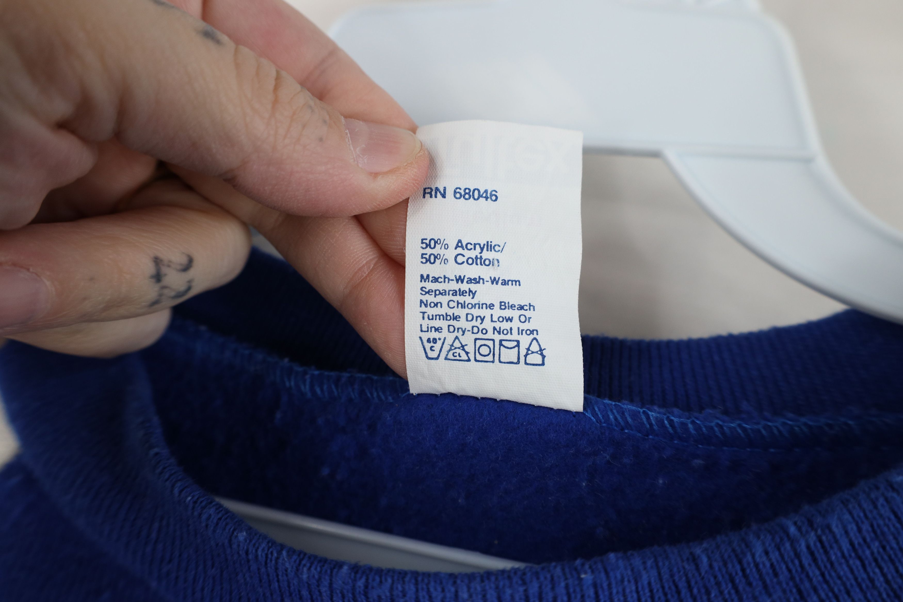 Vintage Vintage 70s Streetwear Blank Raglan Sweatshirt USA Size M / US 6-8 / IT 42-44 - 9 Thumbnail