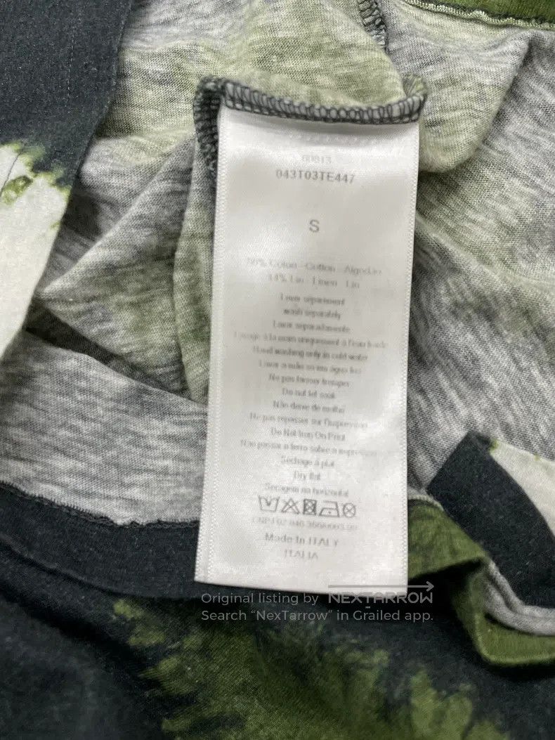 Dior Dior Dark green ink tie-dye printed short sleeves Size S / US 4 / IT 40 - 5 Thumbnail