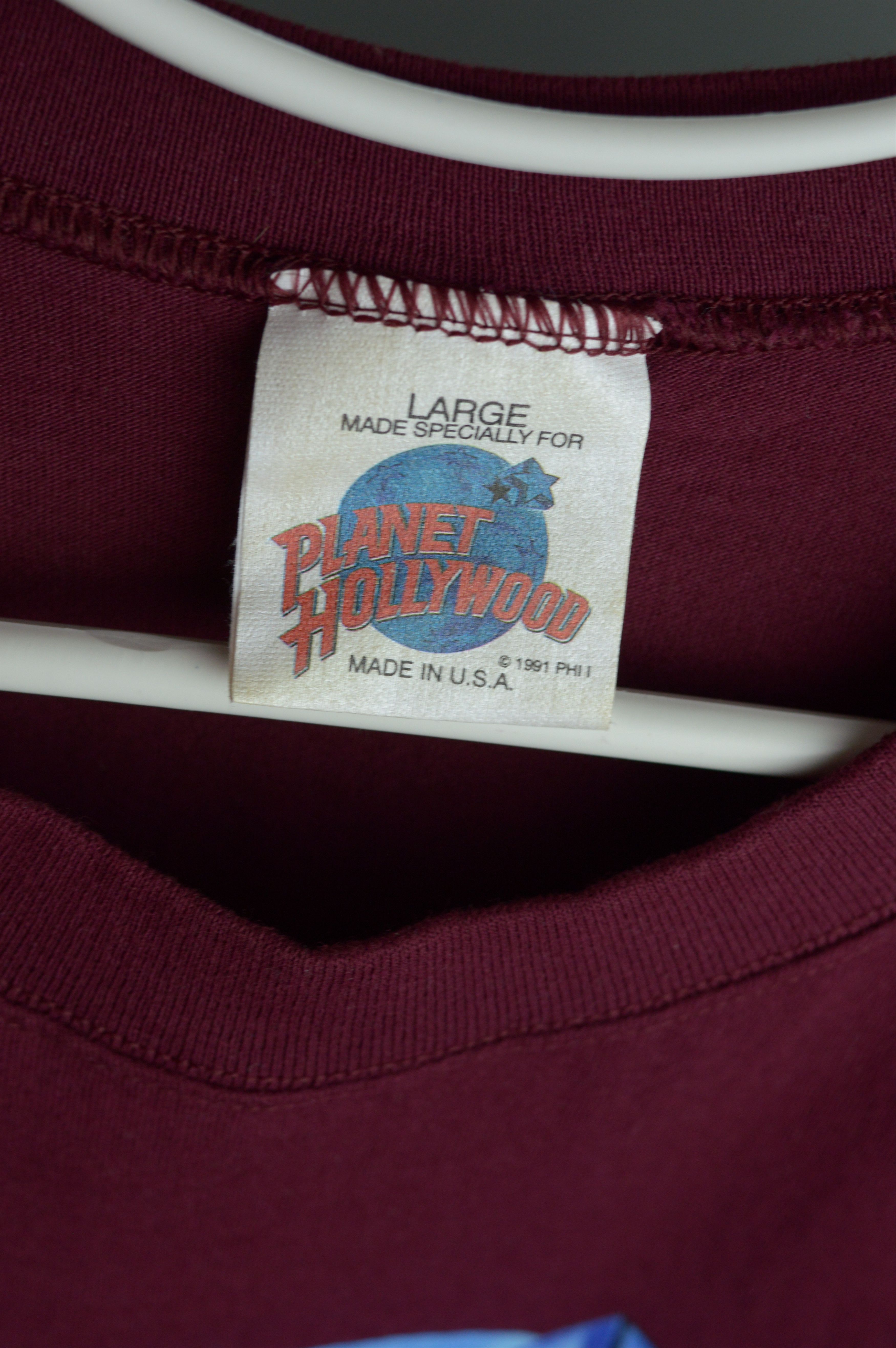 Planet Hollywood × Vintage Vintage Planet Hollywood 90s t shirt Size US L / EU 52-54 / 3 - 3 Thumbnail