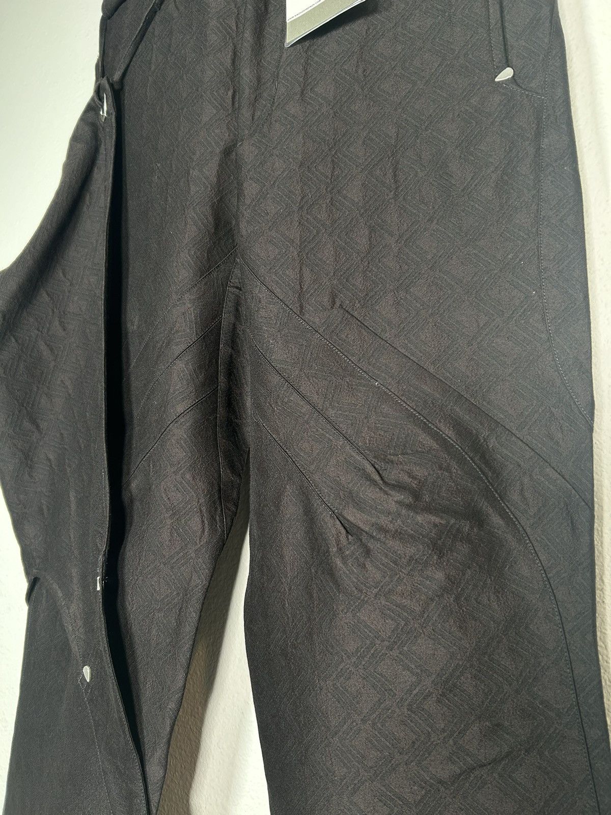Kiko Kostadinov NWT! $1.1k ‘23 Dorset Apron Trousers Size US 30 / EU 46 - 5 Thumbnail