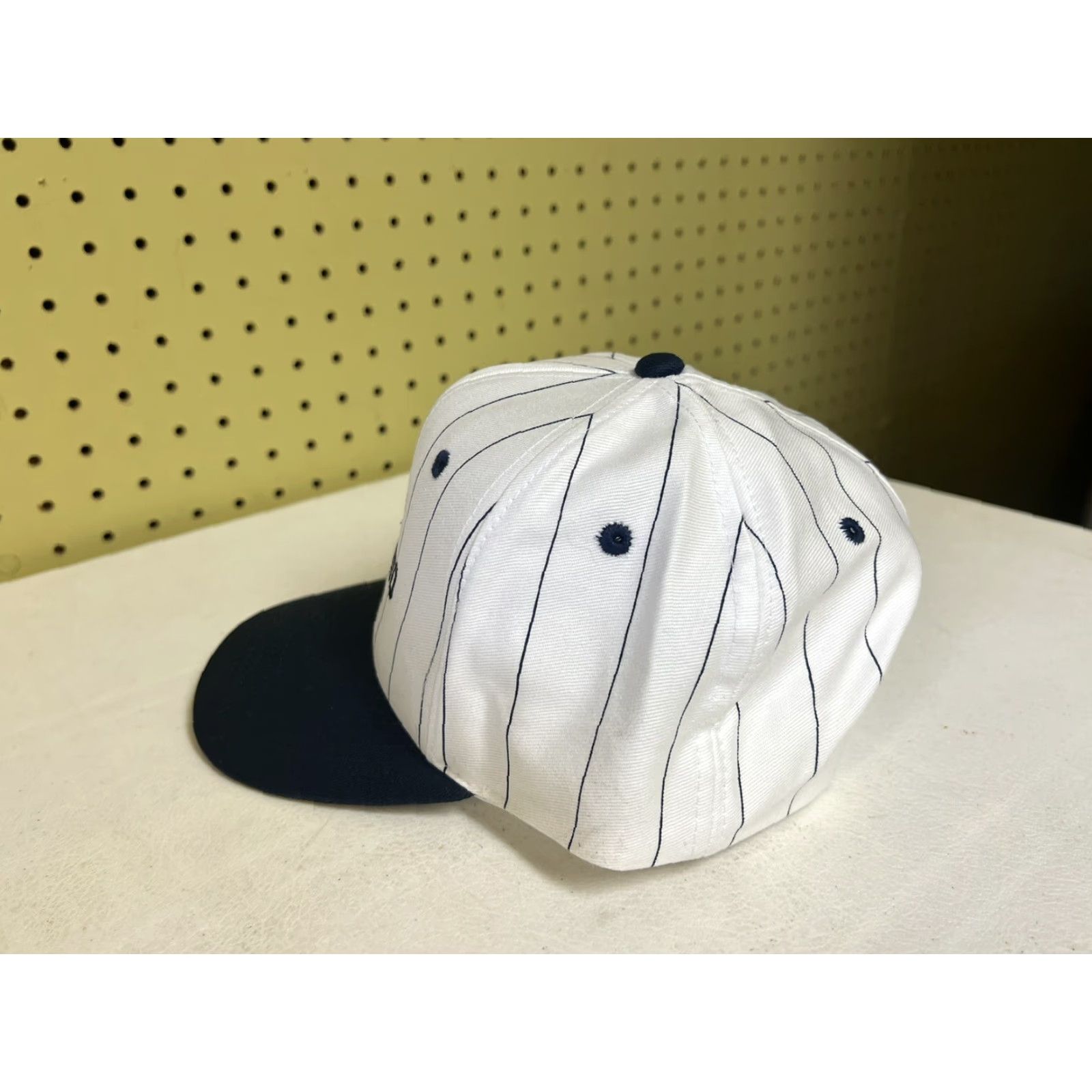 Vintage NOs New Corona Extra Beer Pinstripe White Blue Baseball SnapBack Hat Cap NY Mens Adjustable White Striped Beer Size ONE SIZE - 5 Thumbnail