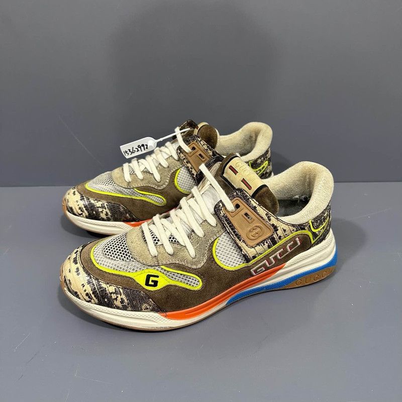Gucci Ultrapace Sport Sneakers in Rock Gray