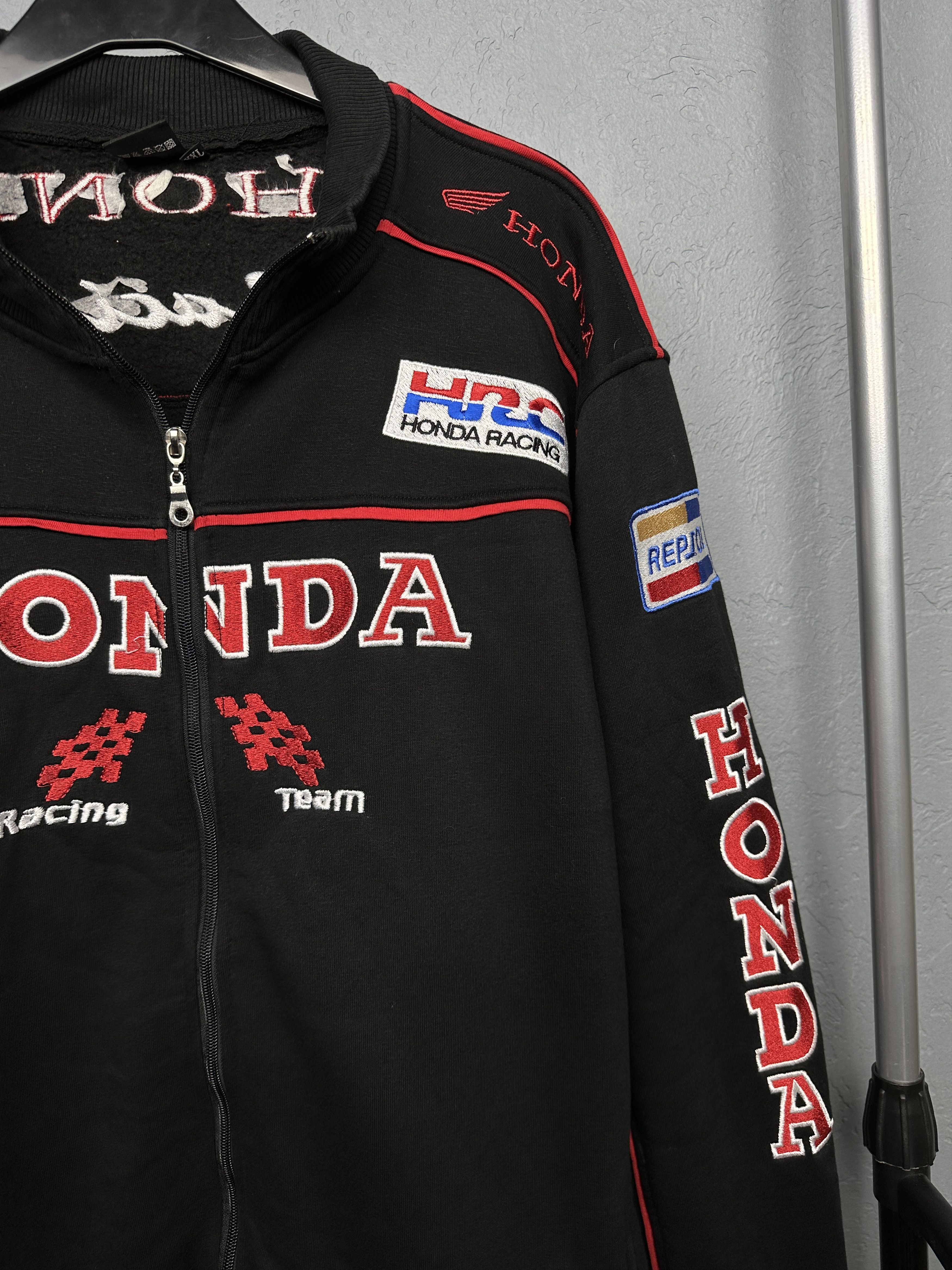 Honda Honda Racing Team Vintage Mens Zip Sweatshirt Hoodie Size US XXL / EU 58 / 5 - 3 Thumbnail
