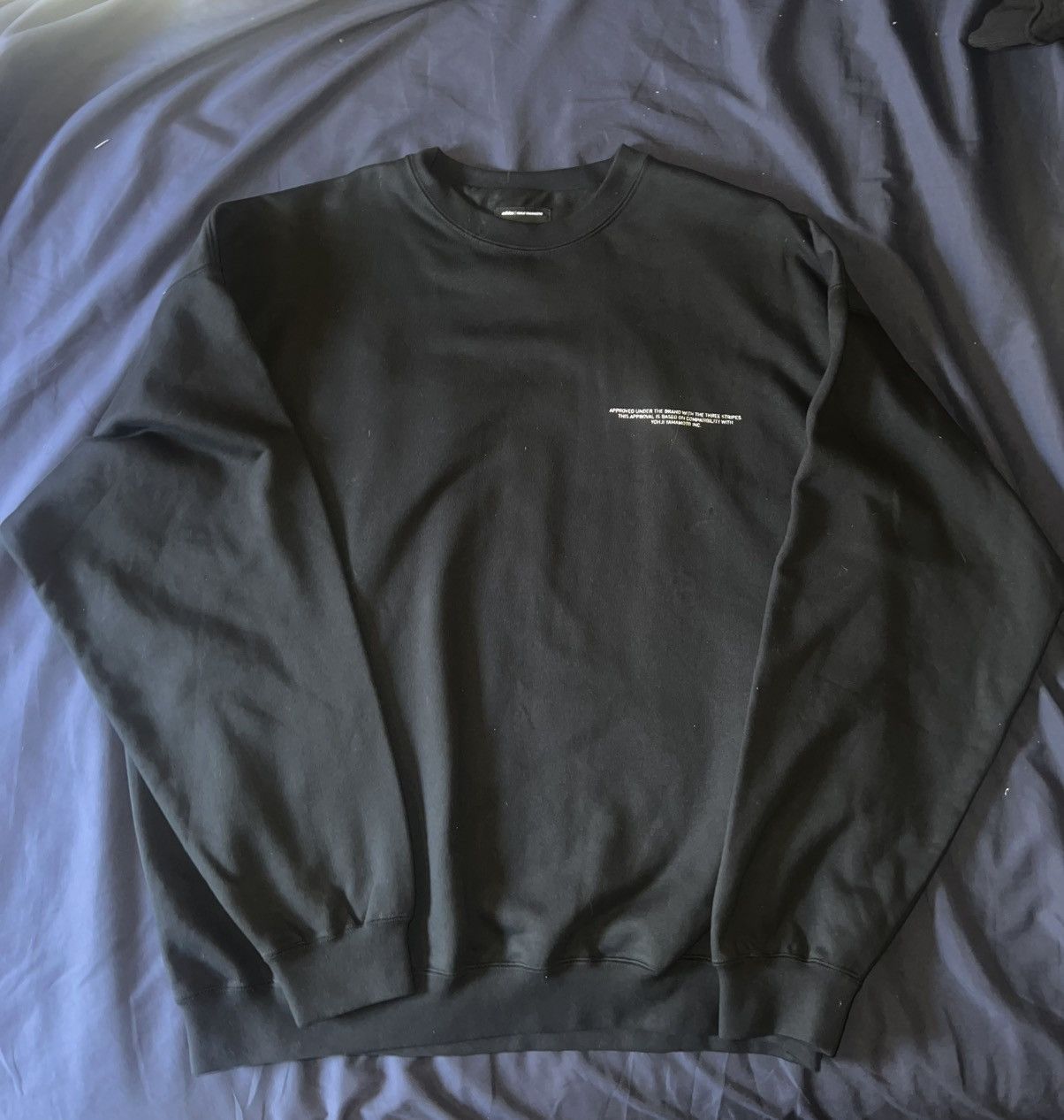 Yohji Yamamoto Adidas y3 logo crewneck Size US L / EU 52-54 / 3 - 1 Thumbnail