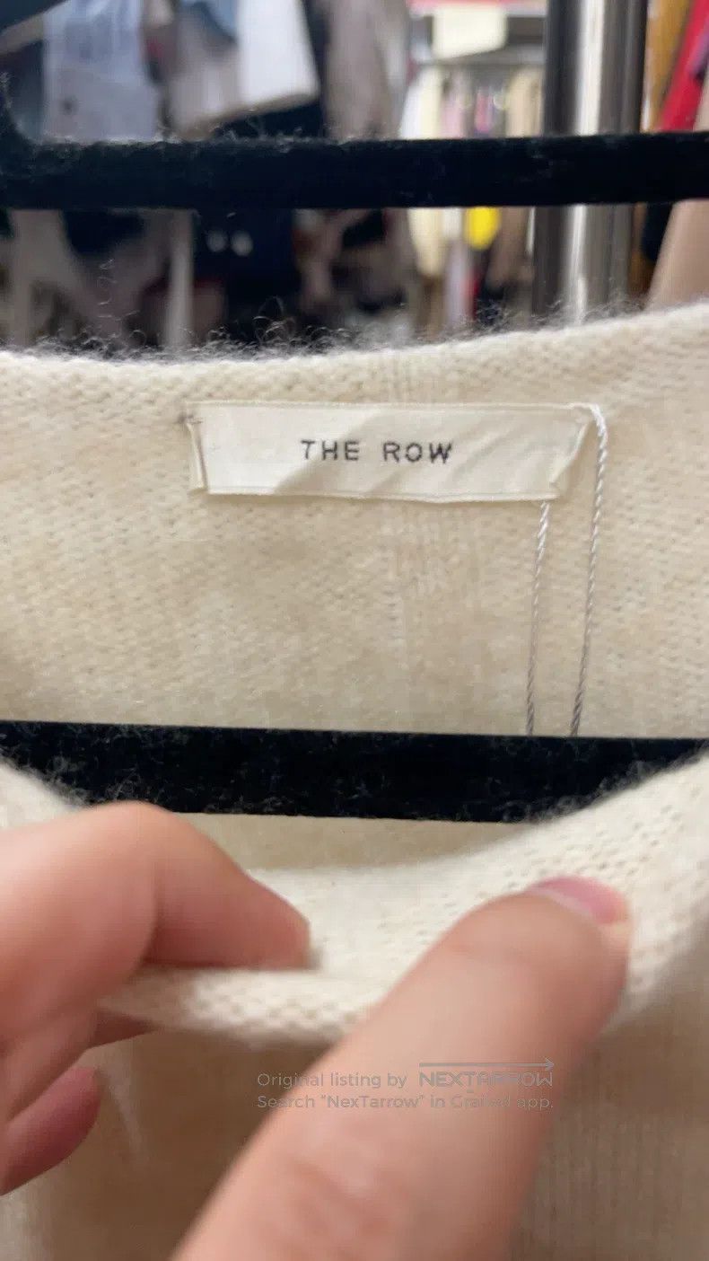 The Row The Row Off-white cashmere long-sleeve sweater Size L / US 10 / IT 46 - 2 Thumbnail