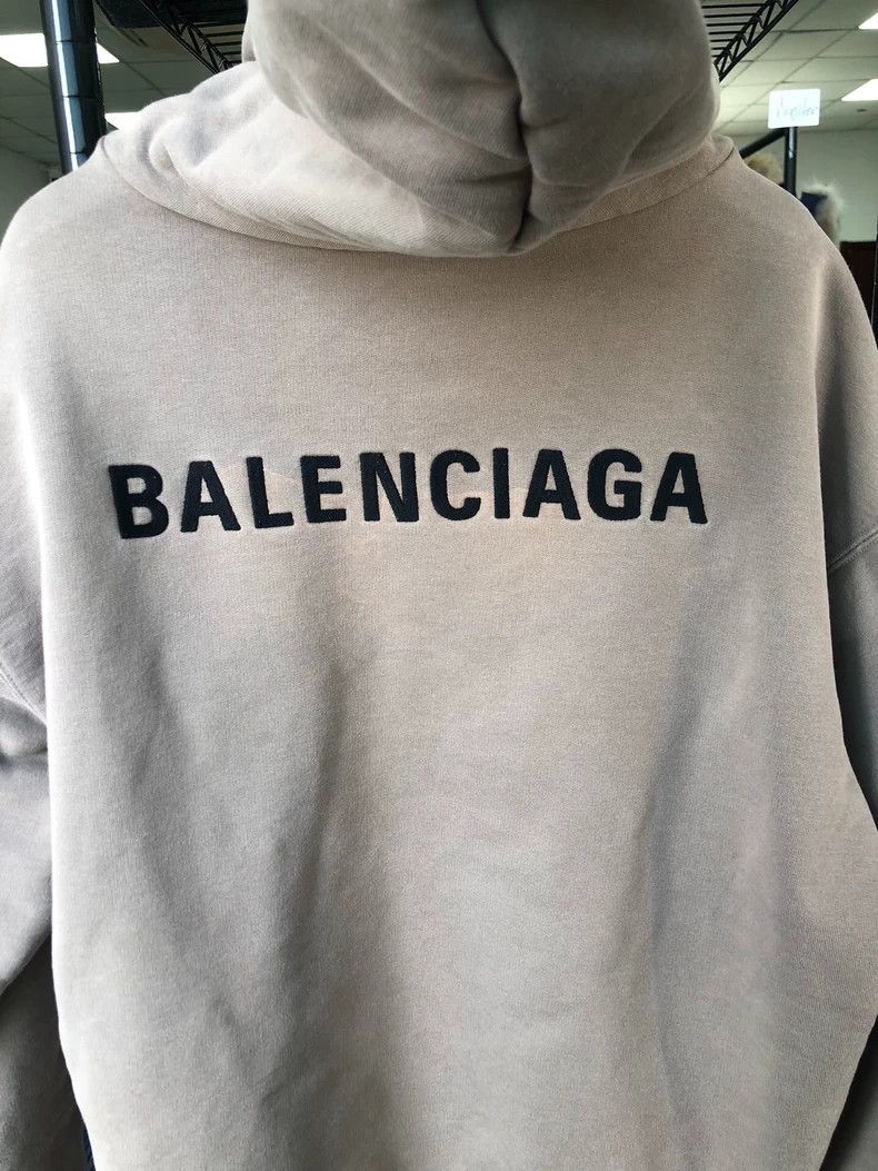 Balenciaga Balenciaga Hooded gray sweater Size US M / EU 48-50 / 2 - 2 Thumbnail