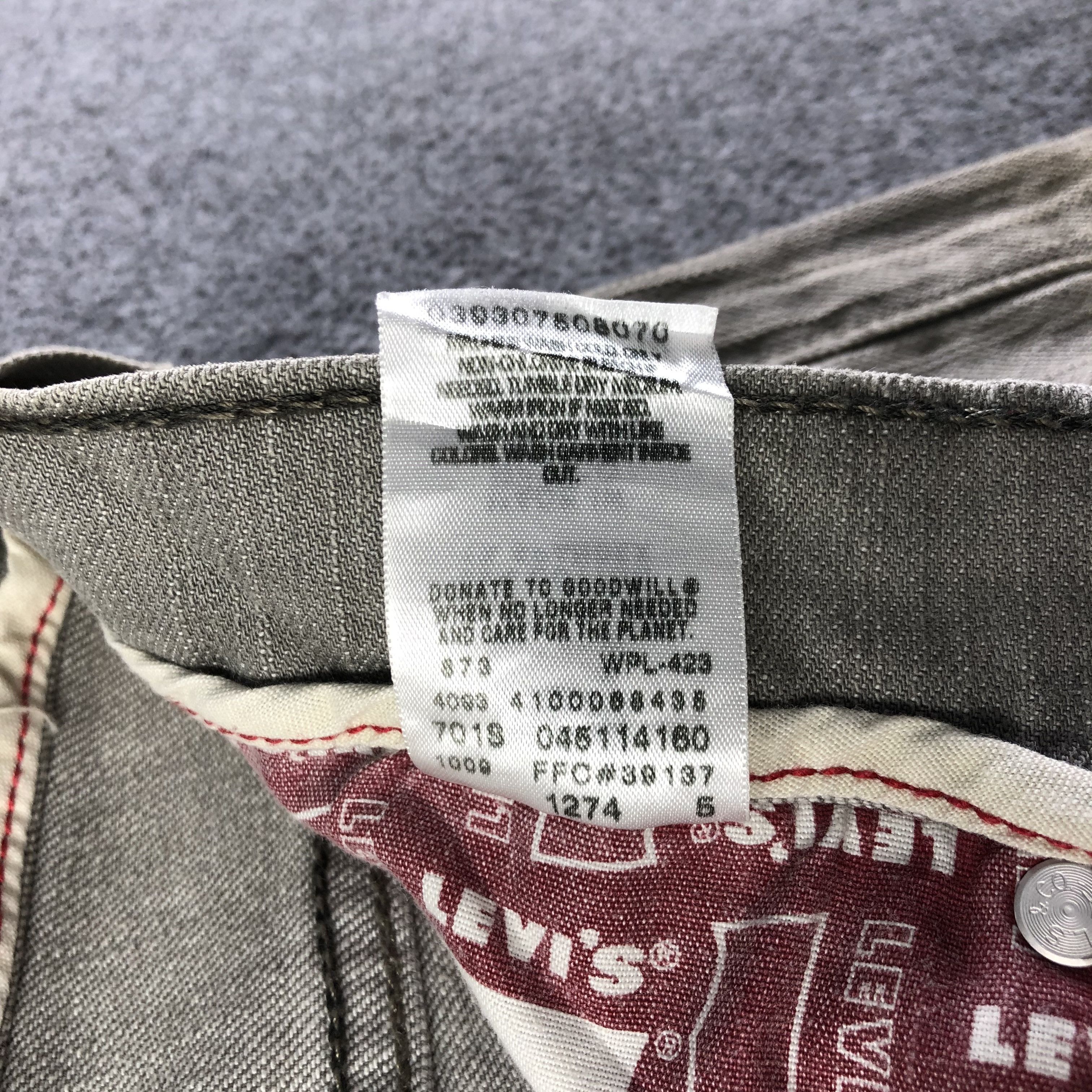 Levi's Vintage Levis 511 Jeans-J4328 Size US 33 - 11 Thumbnail