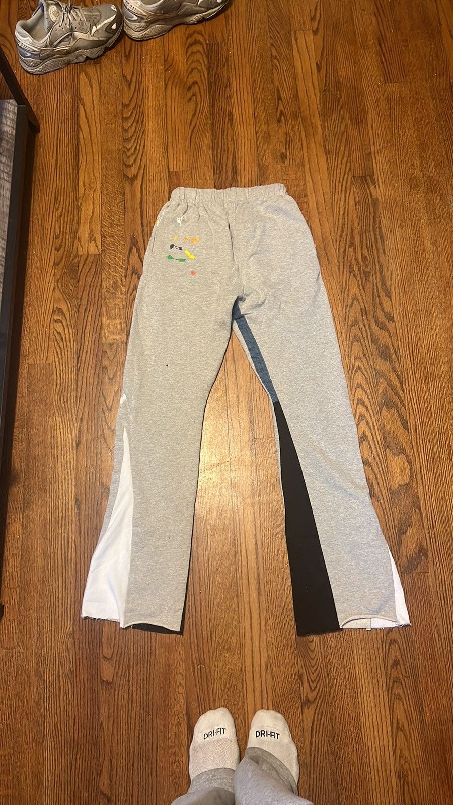 MNML CONTRAST BOOTCUT SWEATPANT-grey Size US 29 - 2 Thumbnail
