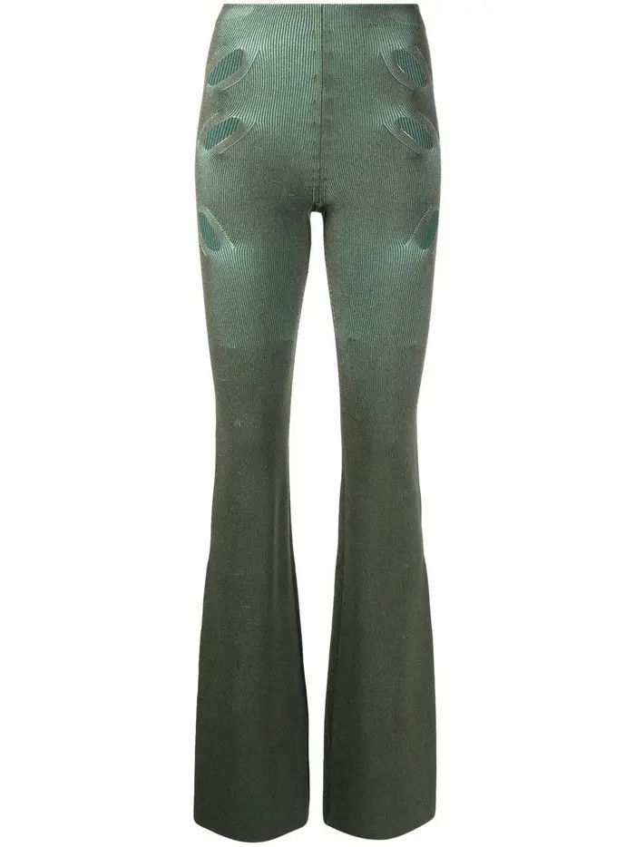 Dion Lee o1mle0325 Lock Slit Pant in Shadow Green Size 30" / US 8 / IT 44 - 1 Thumbnail