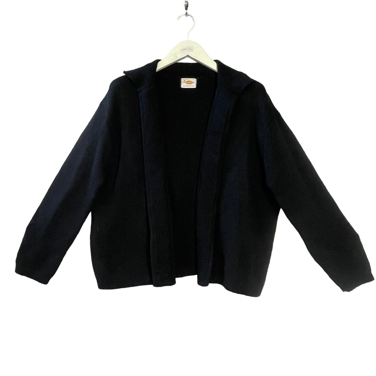 Vintage VINTAGE 60s Kerrybrooke Wool Open Front Cardigan Size L Size L / US 10 / IT 46 - 1 Thumbnail