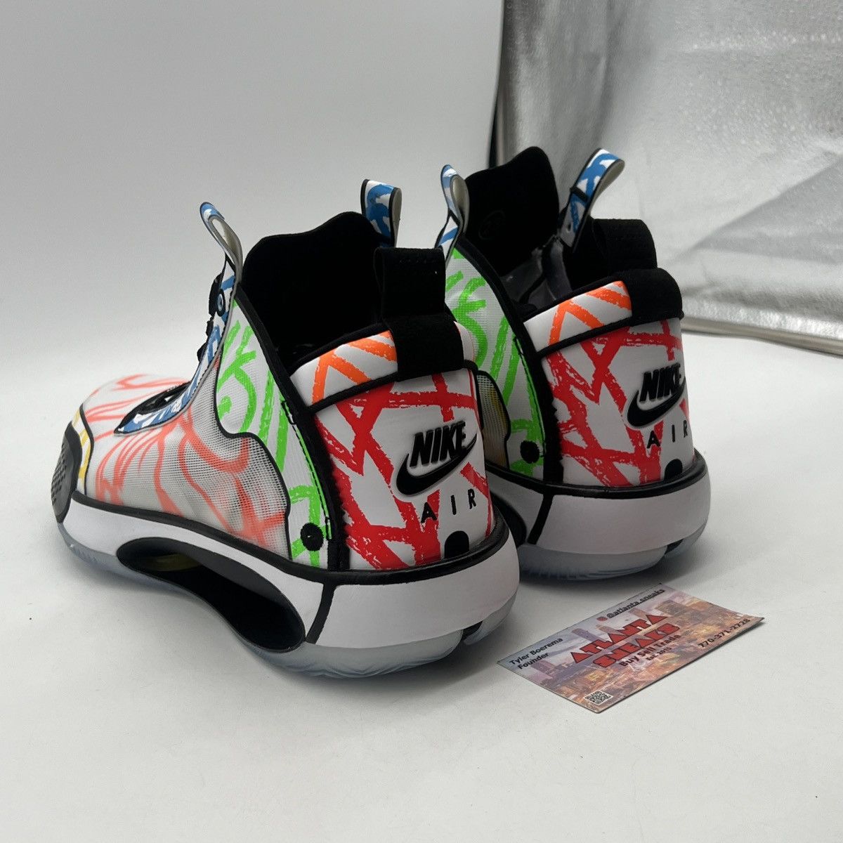 Jordan Brand Zion Williamson x air Jordan 34 Noah Size US 11.5 / EU 44-45 - 4 Thumbnail