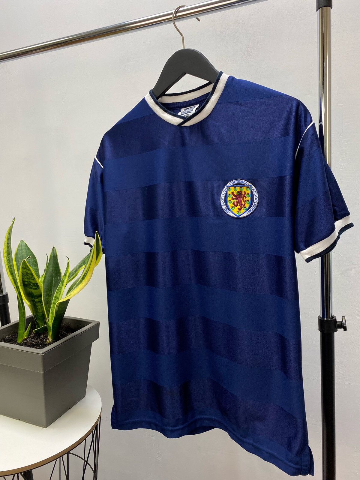 Other Scotland 1986 Score Draw Soccer Jersey Remake Football Size US M / EU 48-50 / 2 - 2 Thumbnail