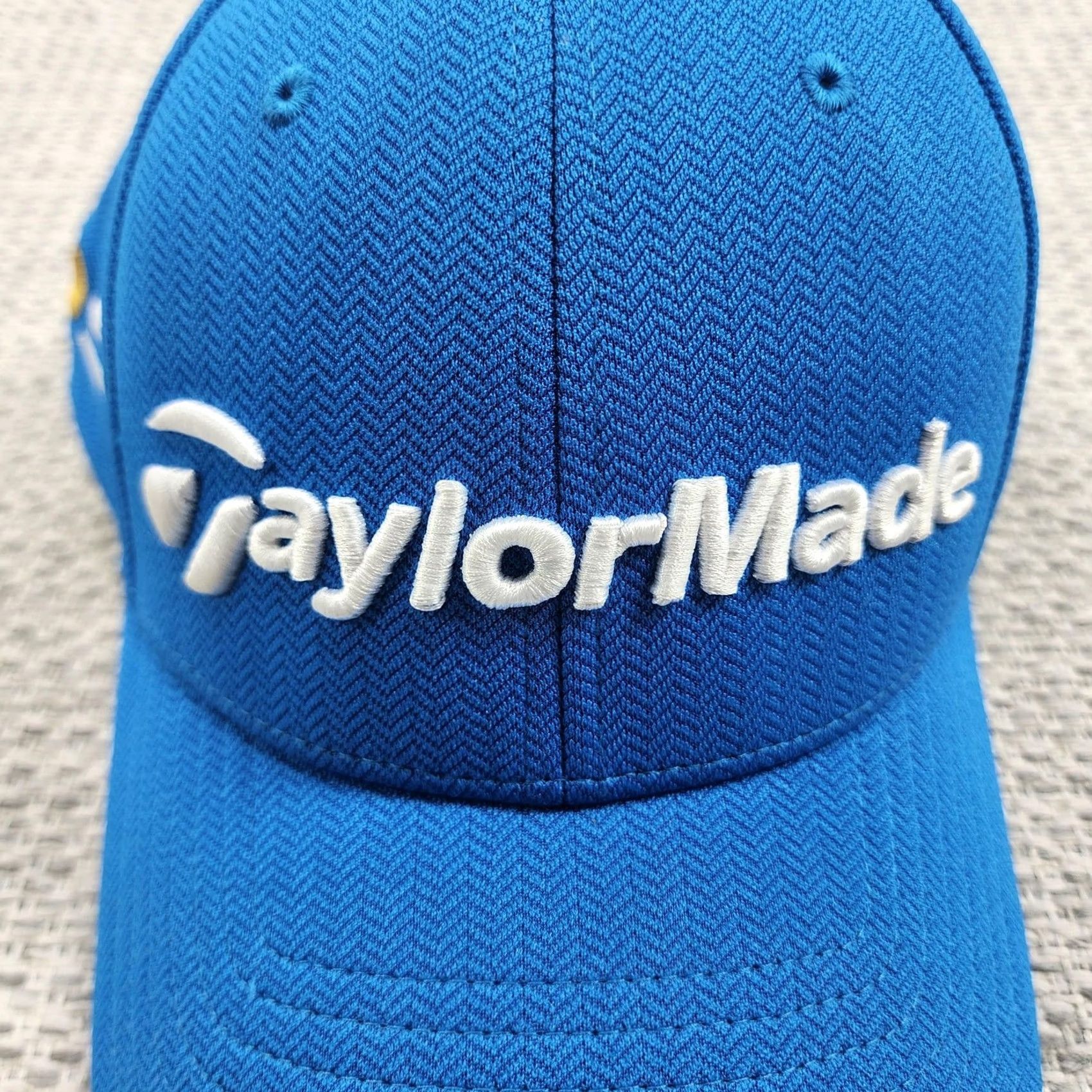 TaylorMade TaylorMade Hat Cap Strap Back Mens One Size Blue White Golf Embroidered M1 PSi - OSFA Adjustable, Twill, Herringbone, Royal Blue, Golf Hat Size ONE SIZE - 2 Thumbnail