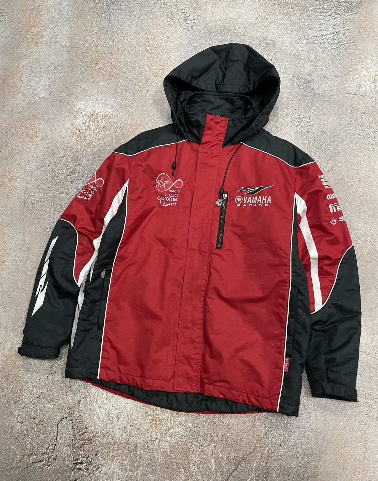 NASCAR Vintage Yamaha Racing Big Logo Jacket Size US M / EU 48-50 / 2 - 2 Thumbnail