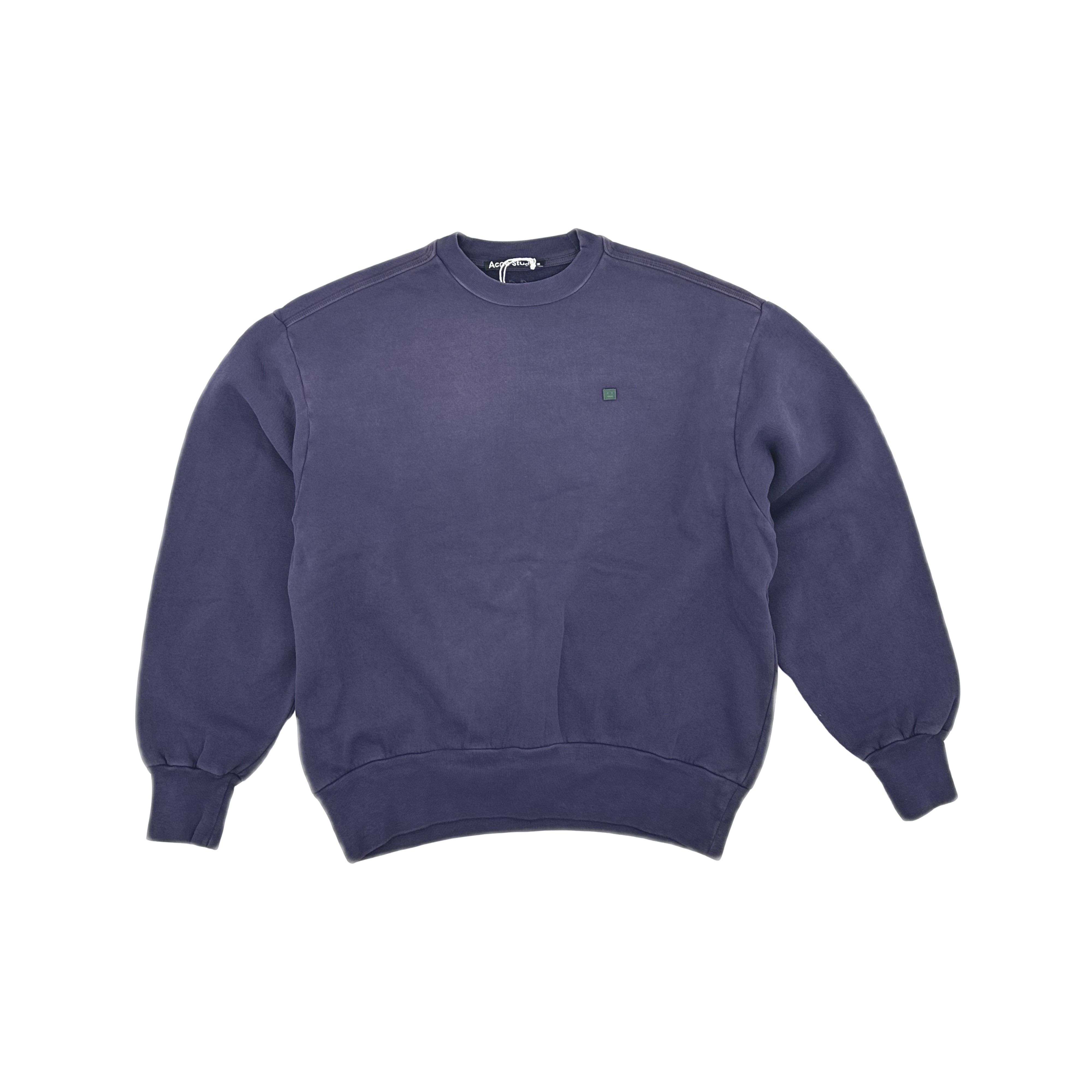 Acne Studios Acne Studios Purple Face Patch Sweatshirt XS Size US XS / EU 42 / 0 - 1 Thumbnail