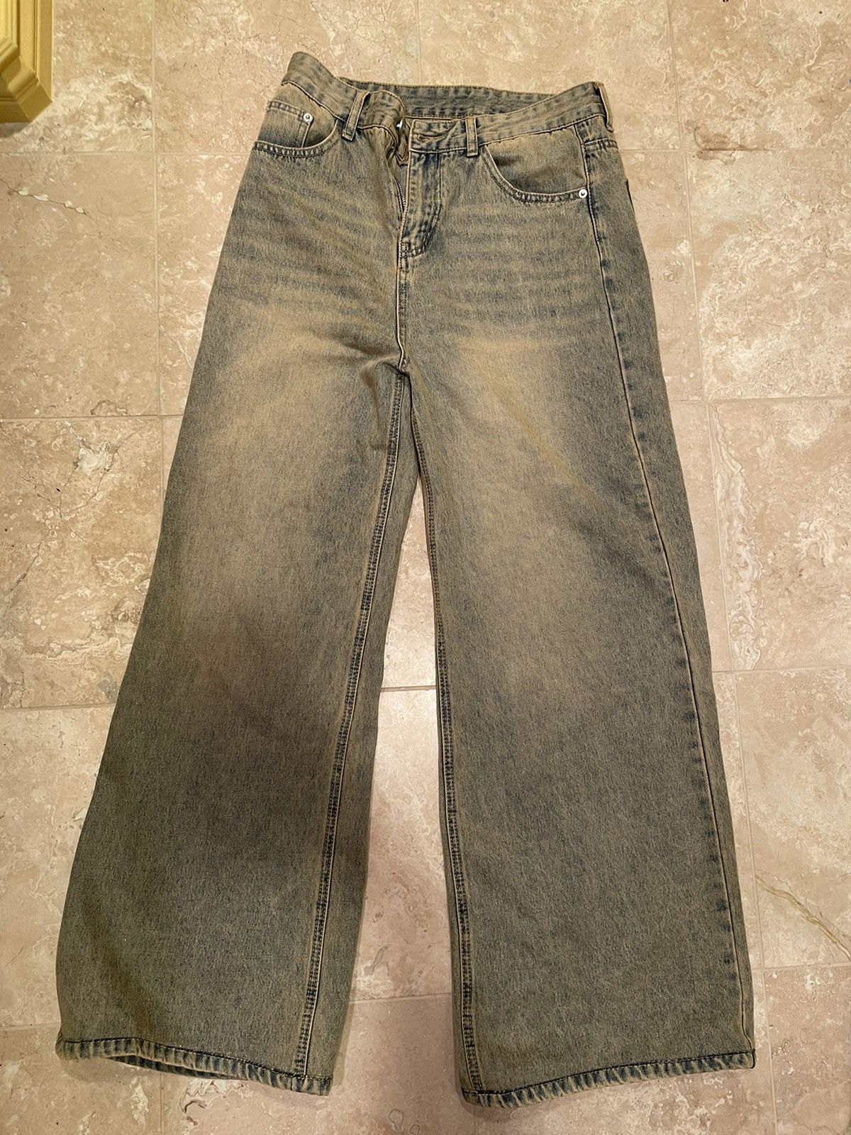 Other Baggy Flare Rust wash jeans Size US 31 - 1 Thumbnail