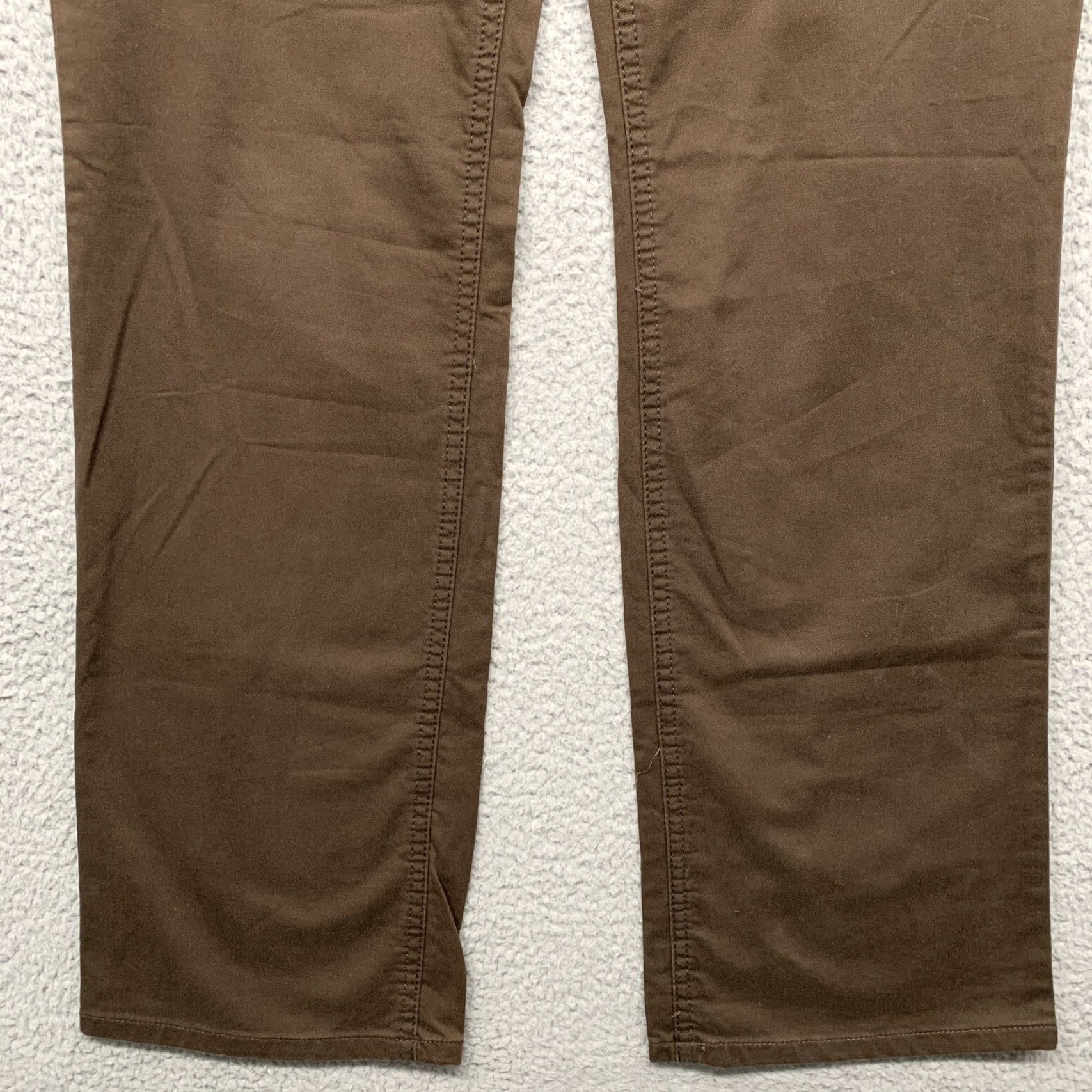 Vintage LEI Utility Pants Women's 11 Regular 5-Pocket Straight Brown Soft NWT Size 32" / US 10 / IT 46 - 3 Thumbnail