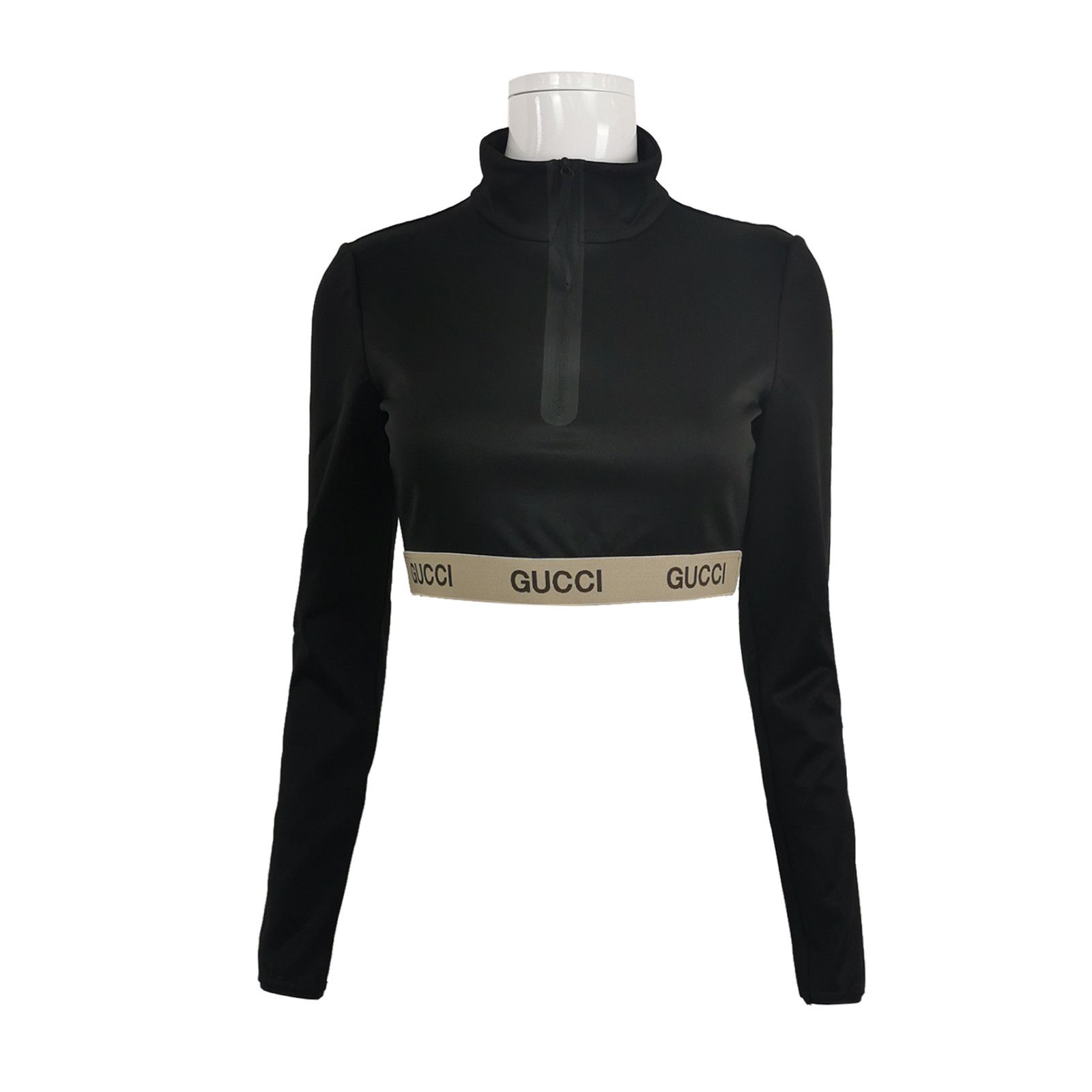 Gucci Gucci Logo Band Crop Top Size XS Size XS / US 0-2 / IT 36-38 - 1 Thumbnail